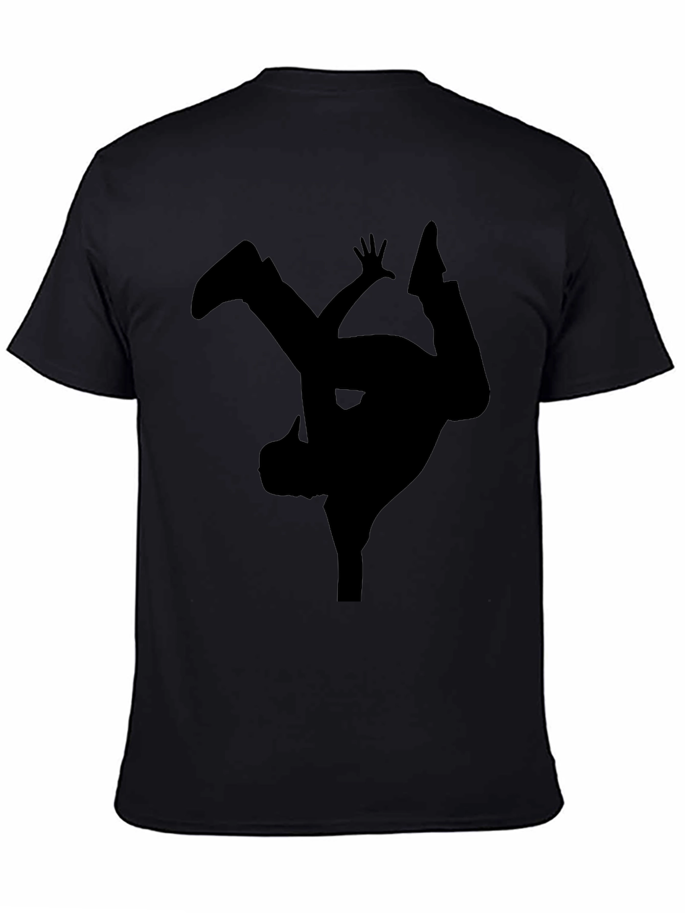 Breakdance Silhouette Black T-Shirt