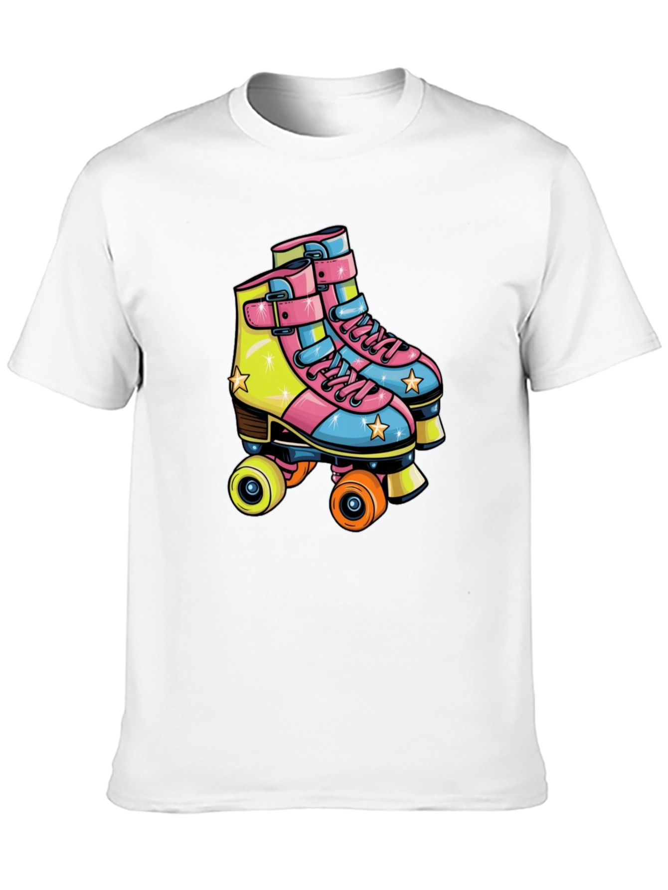 Retro Roller Skate Graphic Tee