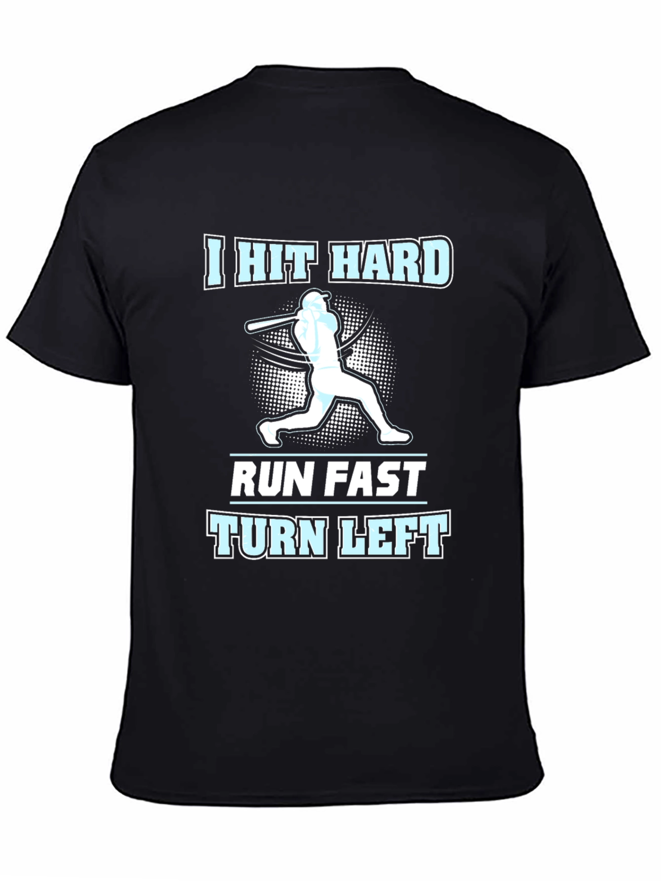 I Hit Hard Baseball T-Shirt