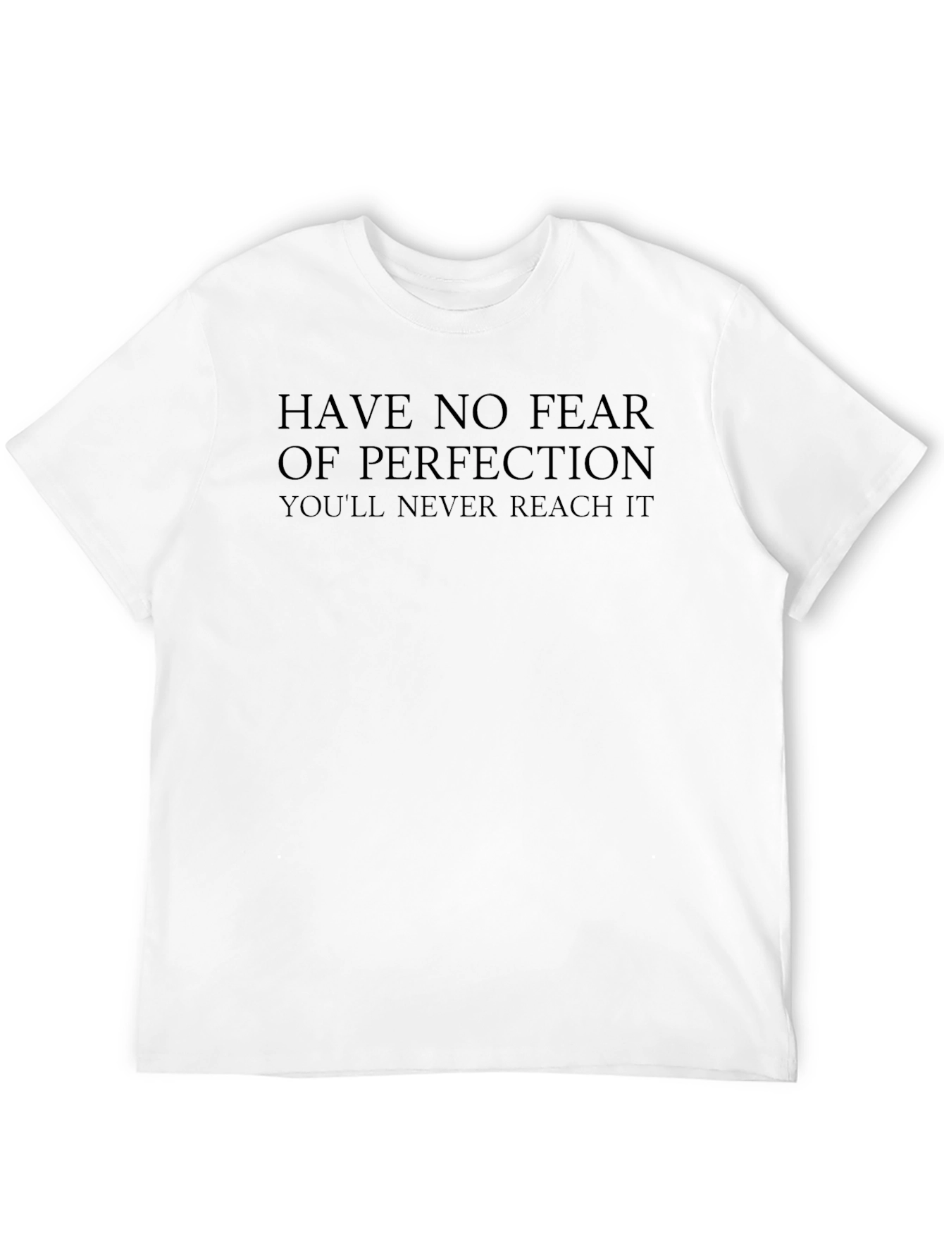 Have No Fear Graphic Tee - Black Cotton T-Shirt