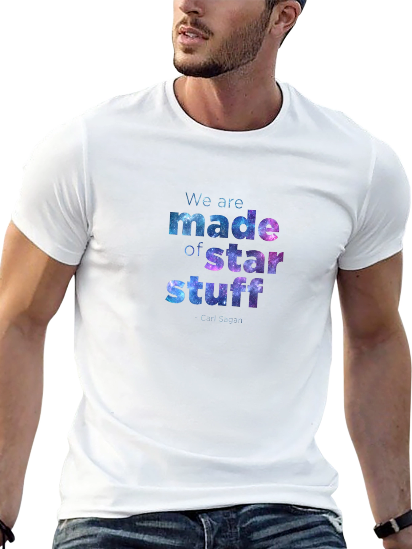 Star Stuff T-Shirt - Carl Sagan Quote Galaxy Design
