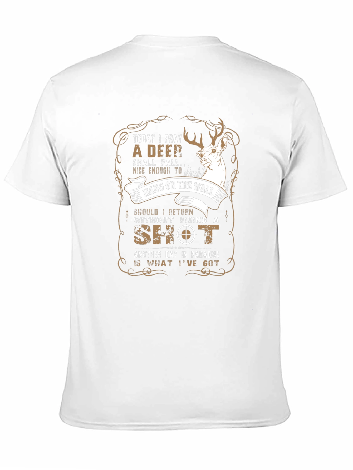 Hunting Graphic T-Shirt - Deer Design