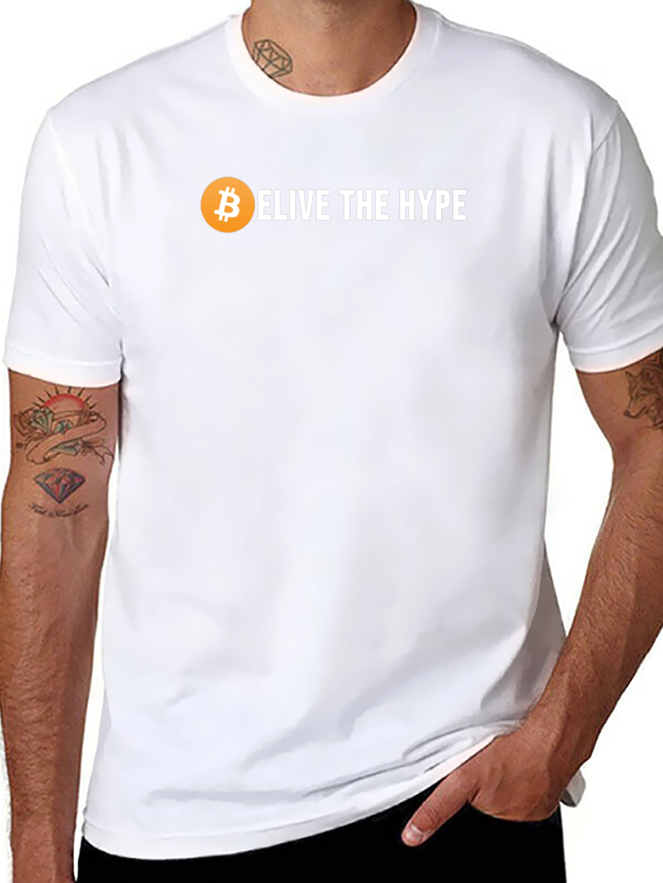 Believe the Hype Bitcoin Crypto T-Shirt