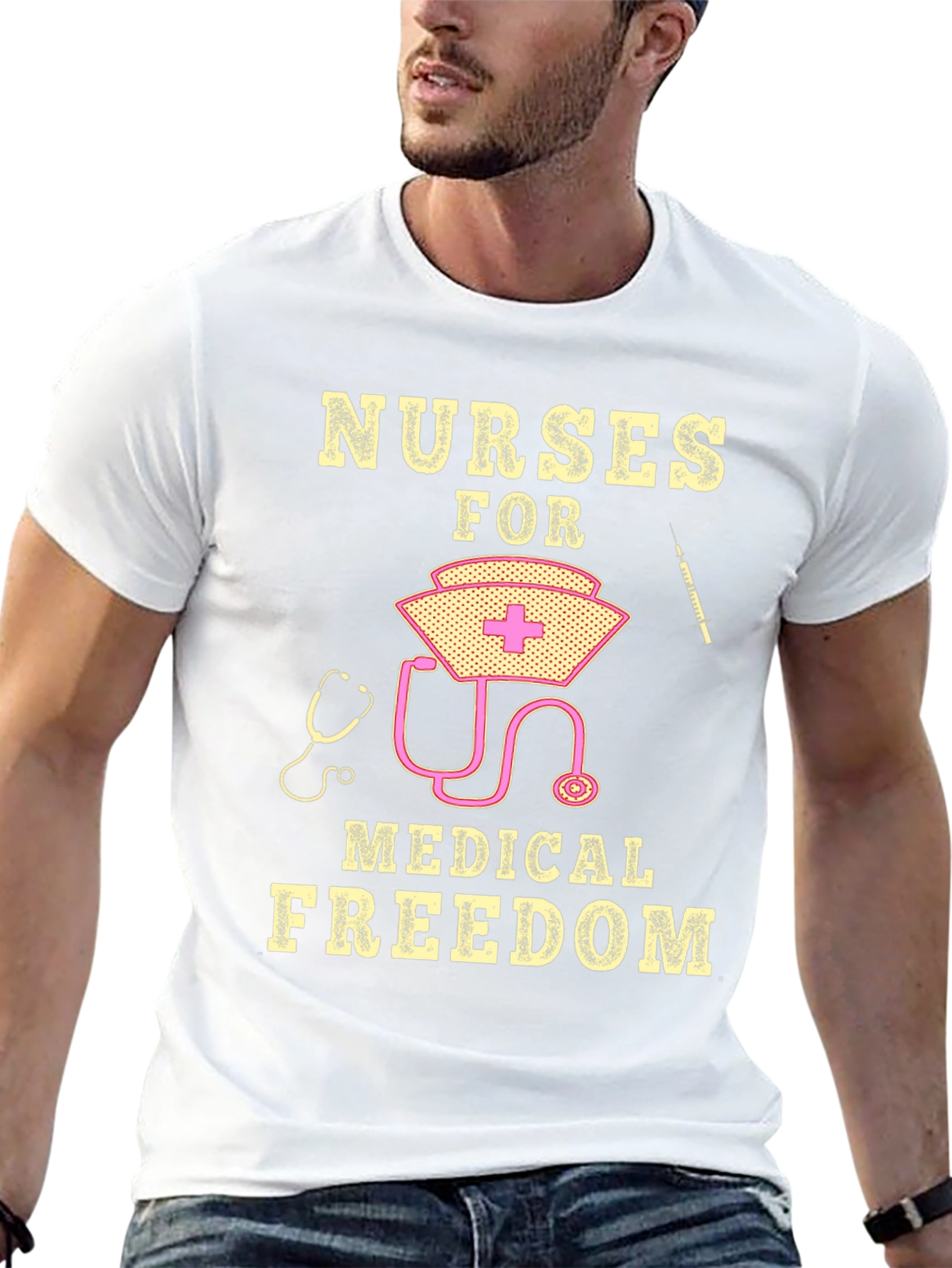 Nurses For Medical Freedom Graphic T-Shirt