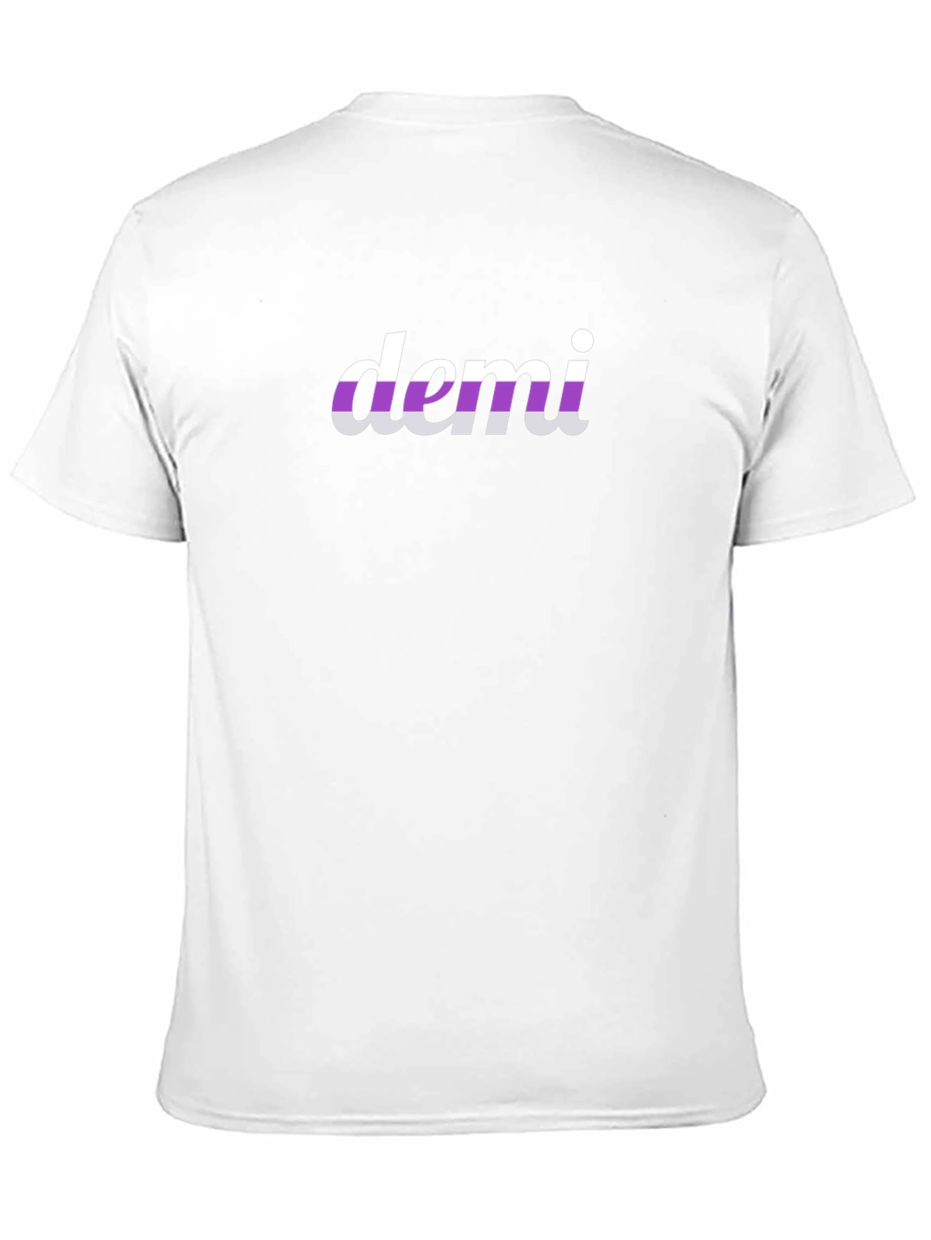 Demi T-Shirt - Striped Text Tee