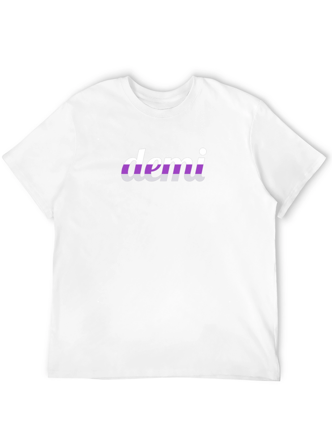 Demi T-Shirt - Striped Text Tee