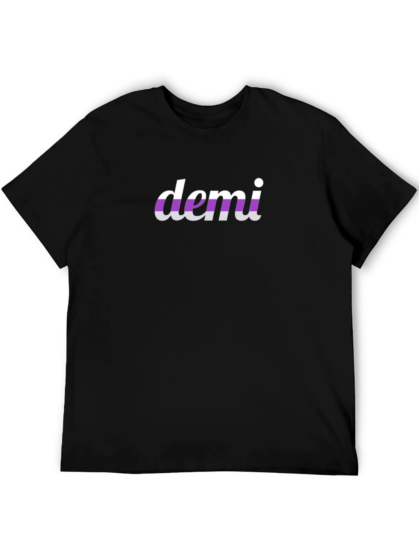 Demi T-Shirt - Striped Text Tee