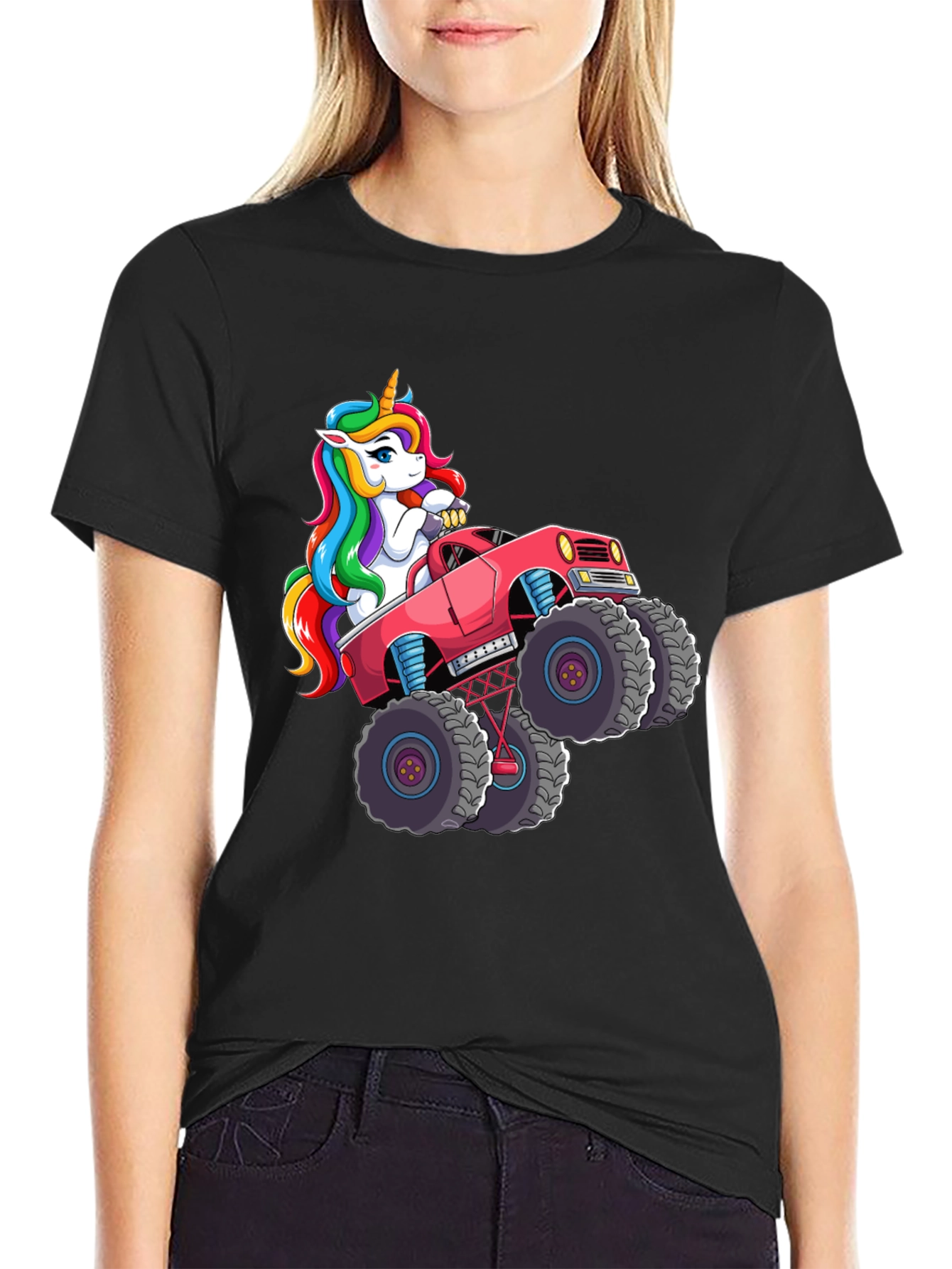 Unicorn Monster Truck Graphic Tee