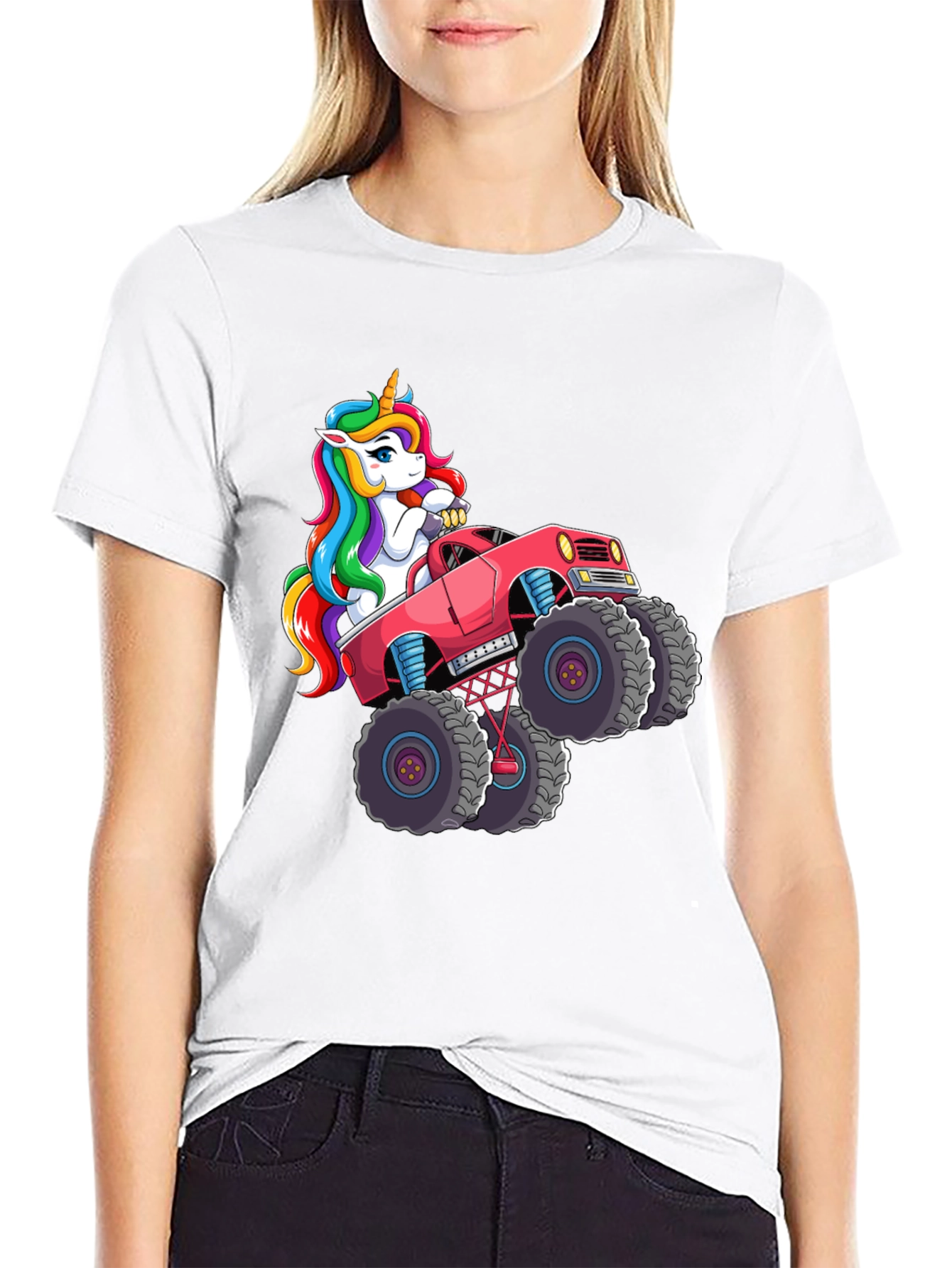 Unicorn Monster Truck Graphic Tee