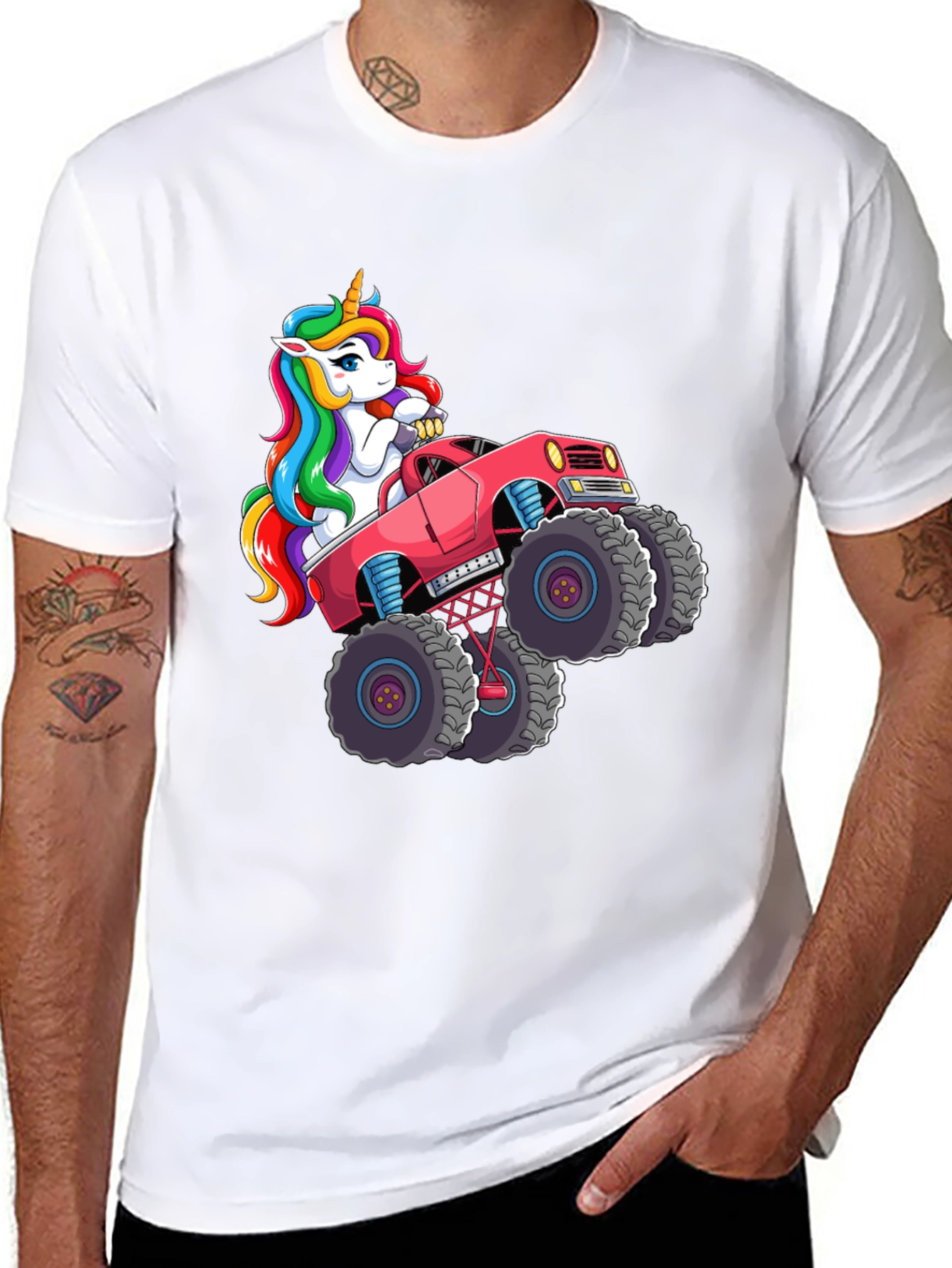 Unicorn Monster Truck Graphic Tee