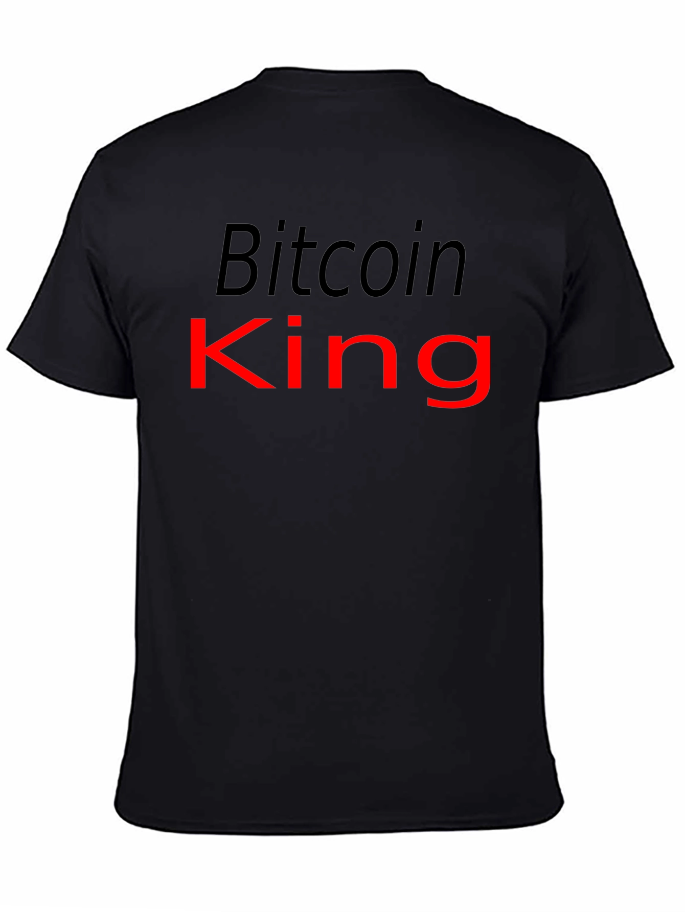 Bitcoin King Graphic T-Shirt - Crypto Currency Tee