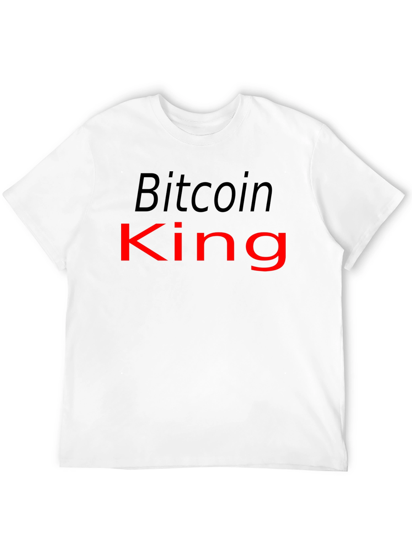 Bitcoin King Graphic T-Shirt - Crypto Currency Tee