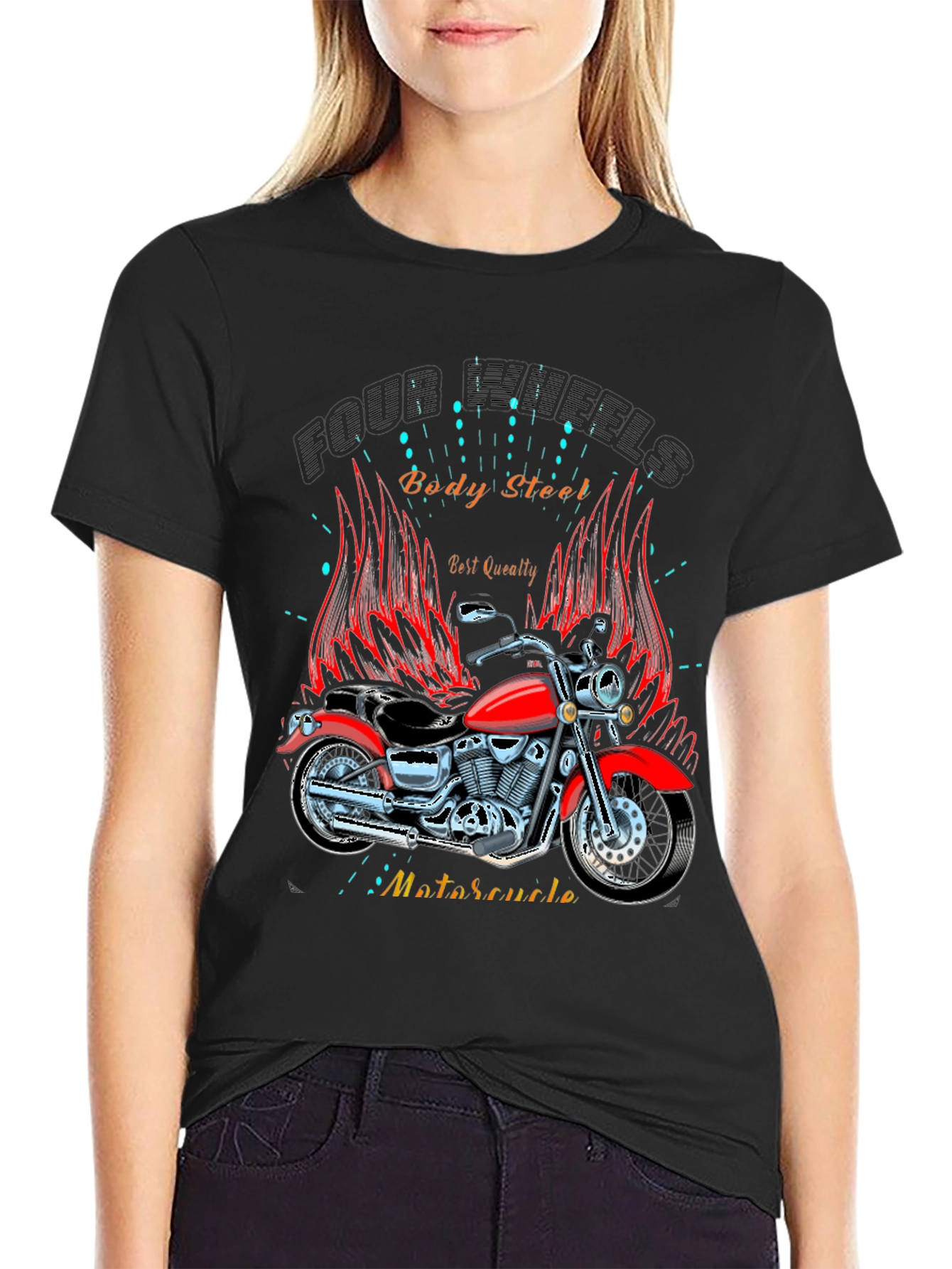 Motorcycle Graphic T-Shirt - Ride in Style!