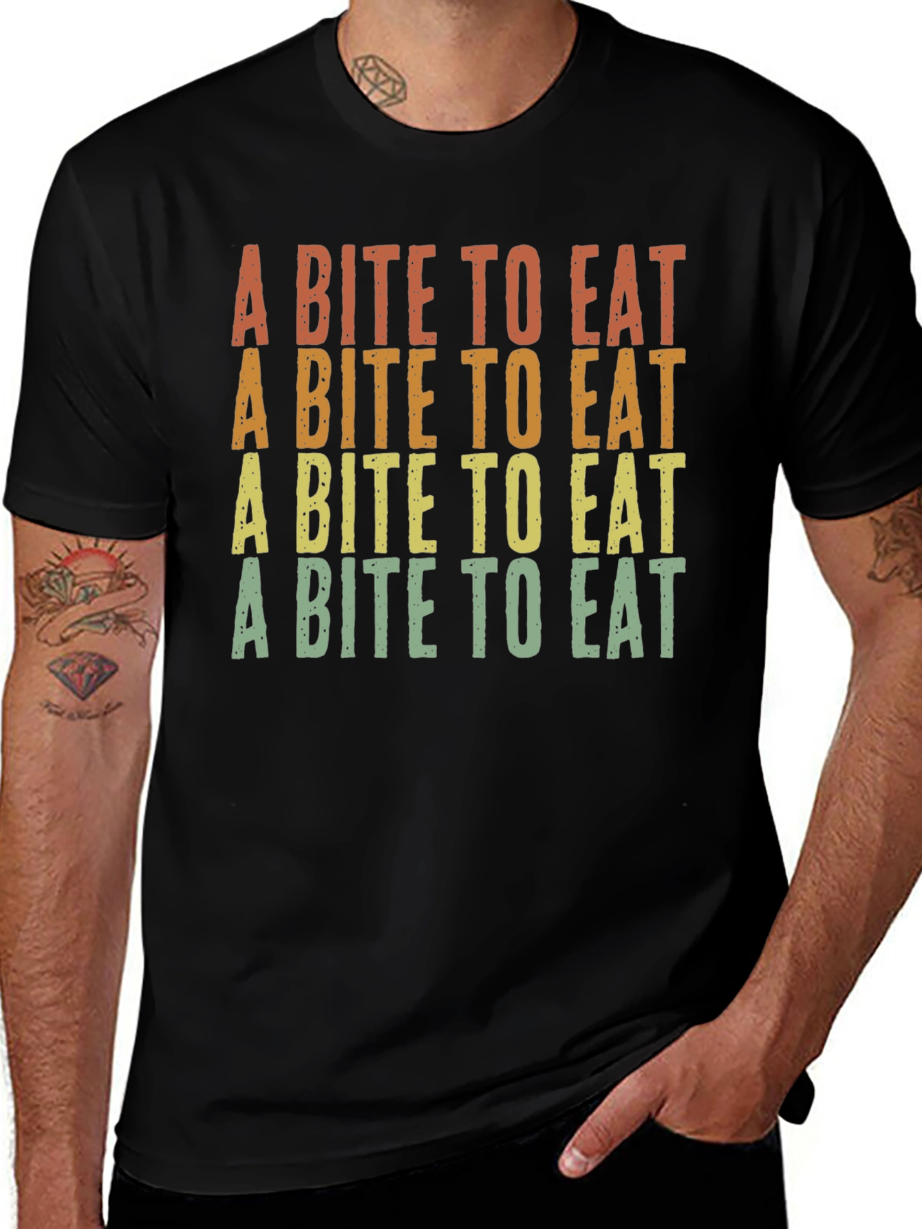 A Bite To Eat Retro Graphic T-Shirt