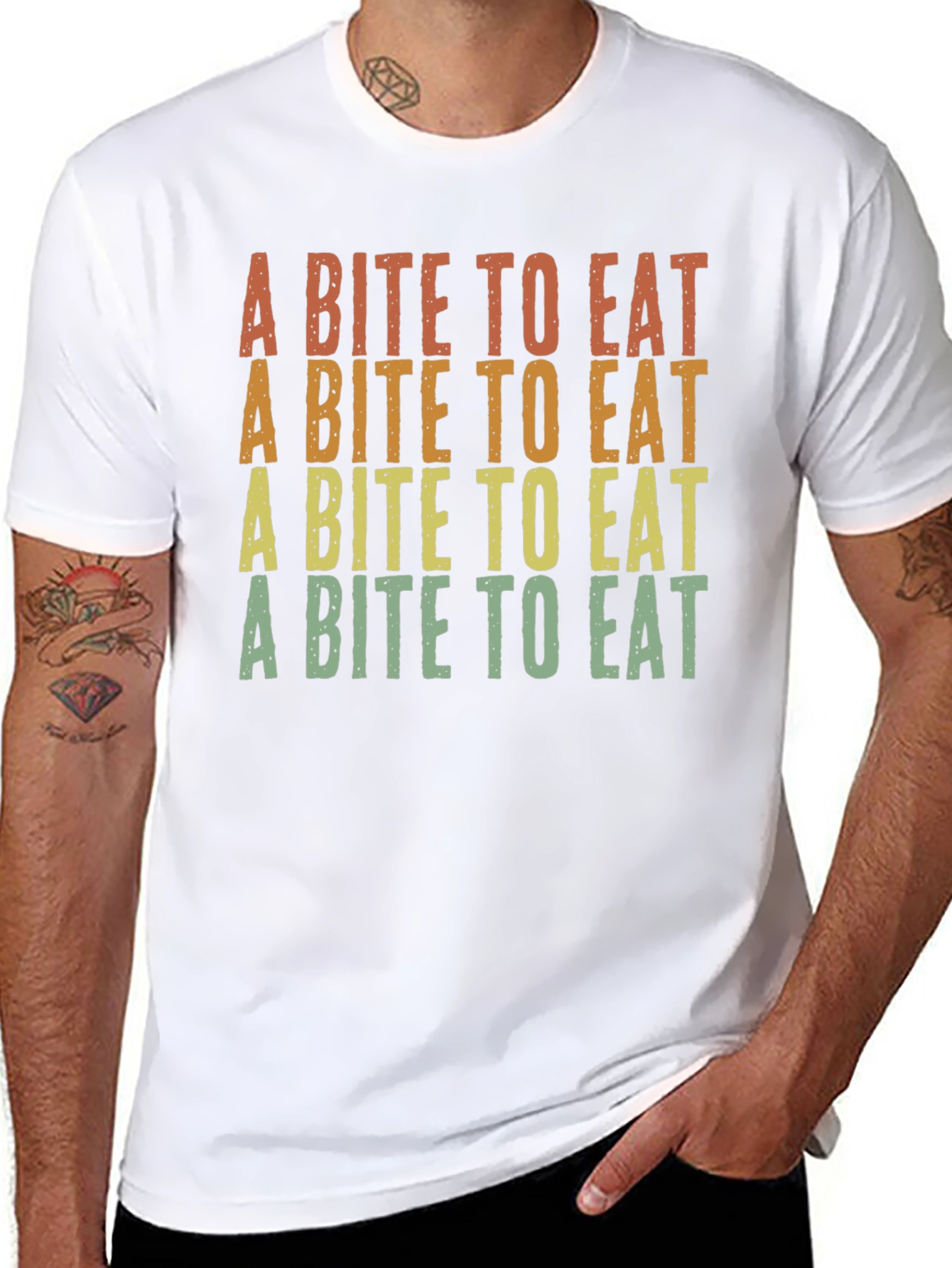 A Bite To Eat Retro Graphic T-Shirt