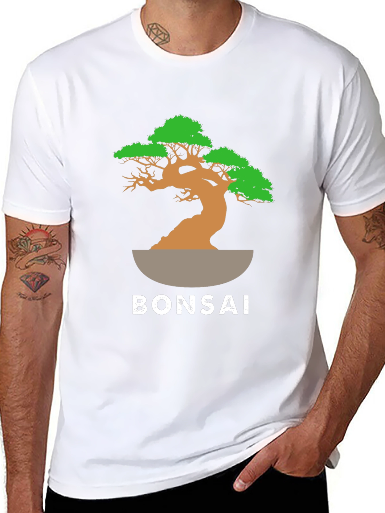 Bonsai Tree Graphic Tee - Stylish & Unique Design