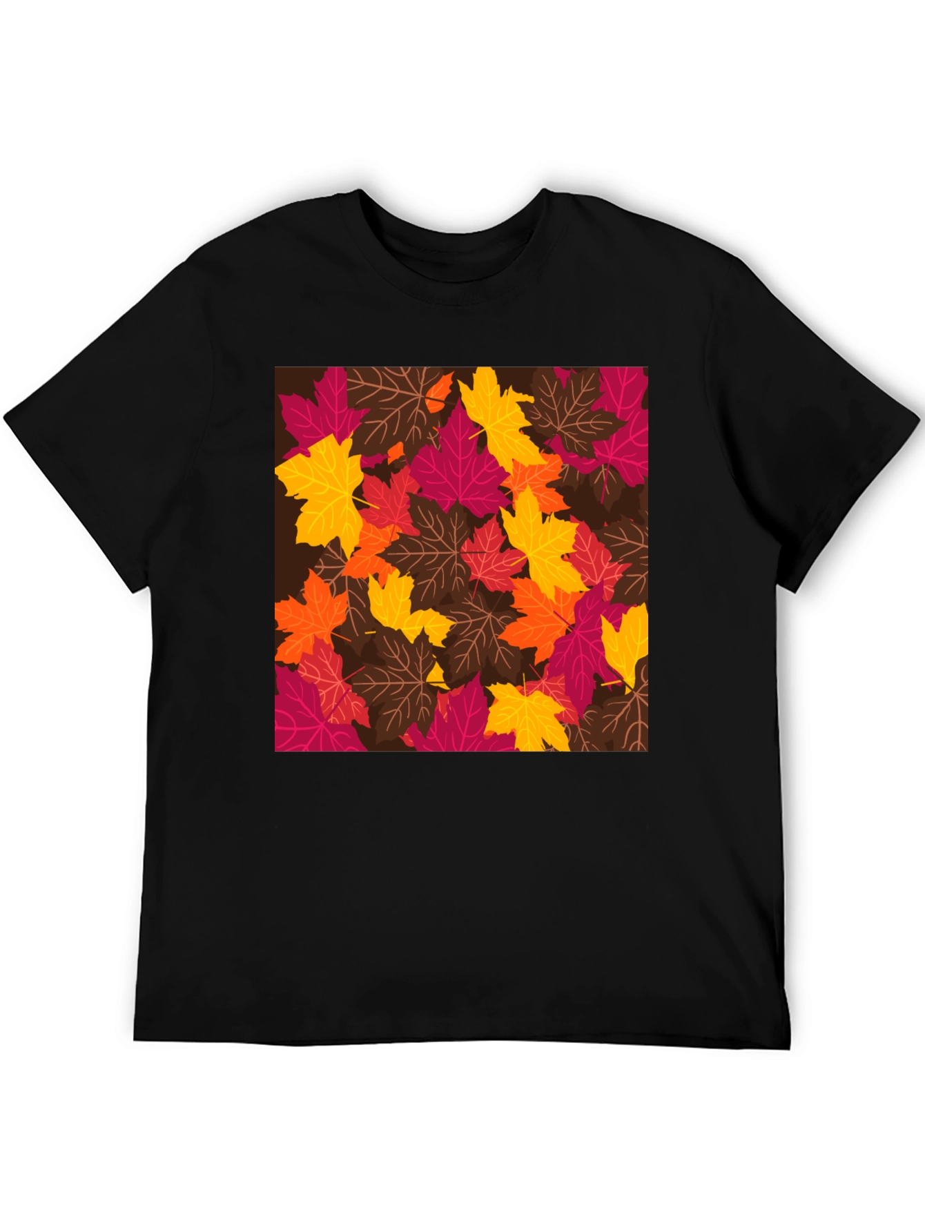 Autumn Leaves Graphic Tee - Stylish Fall T-Shirt