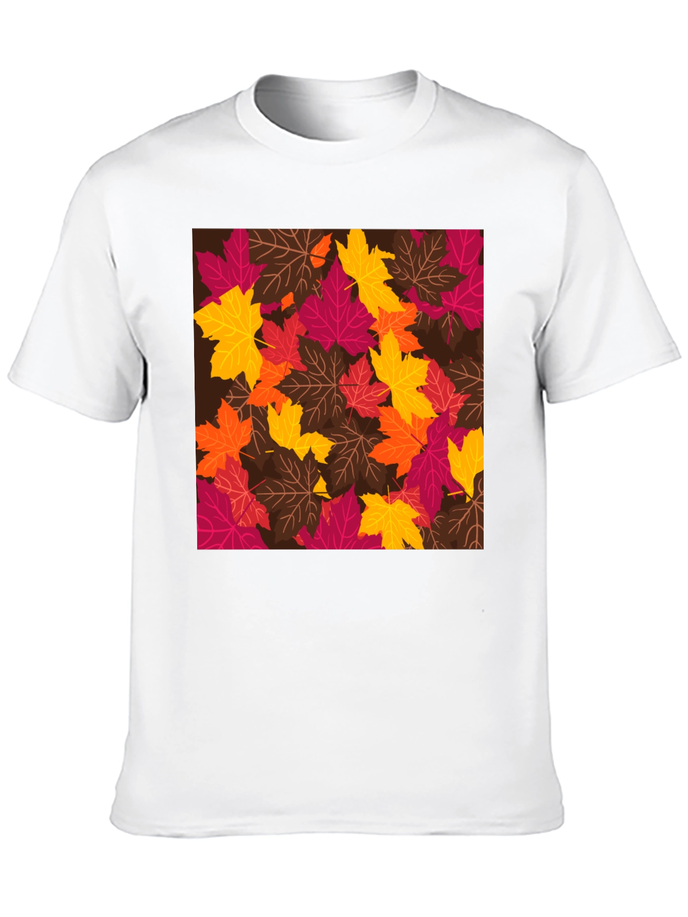 Autumn Leaves Graphic Tee - Stylish Fall T-Shirt