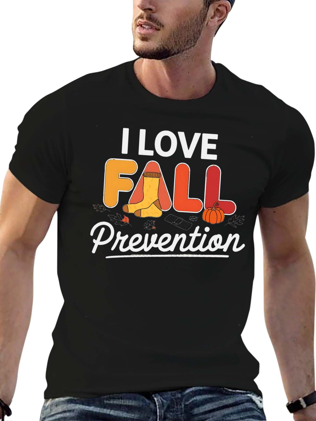 I Love Fall Prevention T-Shirt - Safety Awareness