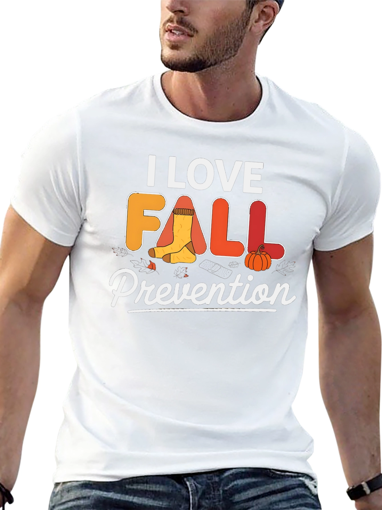 I Love Fall Prevention T-Shirt - Safety Awareness