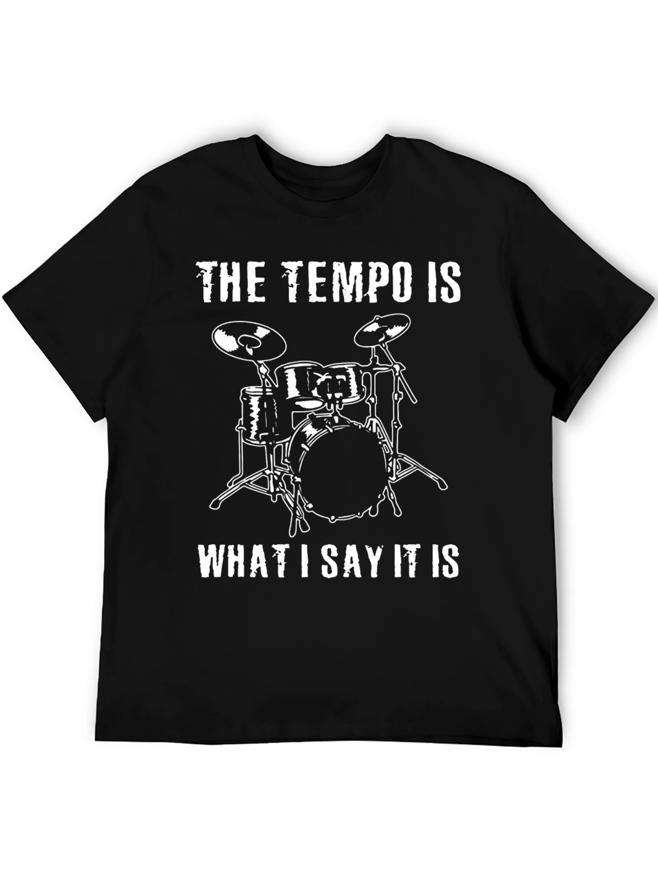 Drummer Tempo T-Shirt: Percussionist Funny Music Tee