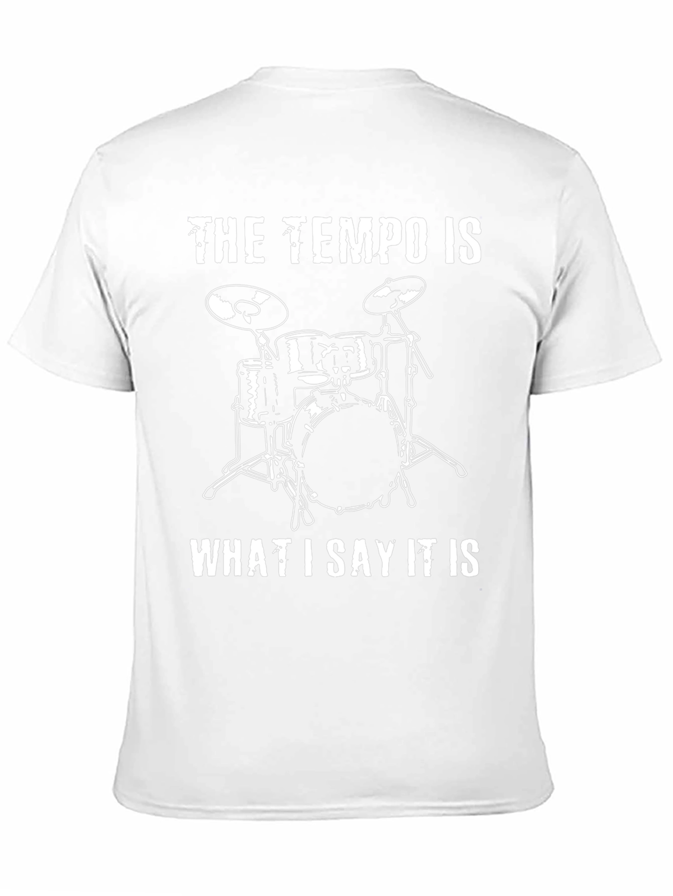 Drummer Tempo T-Shirt: Percussionist Funny Music Tee