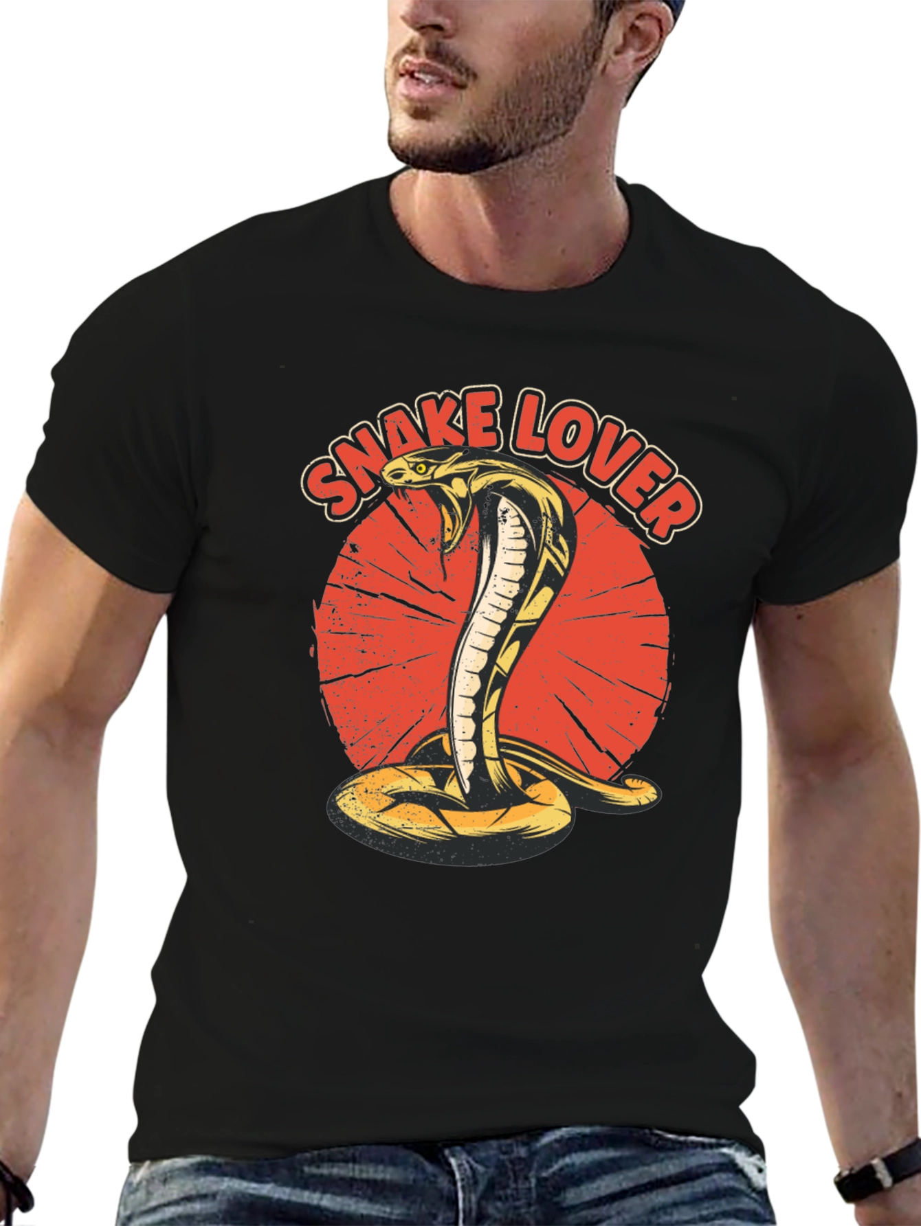 Snake Lover Graphic T-Shirt