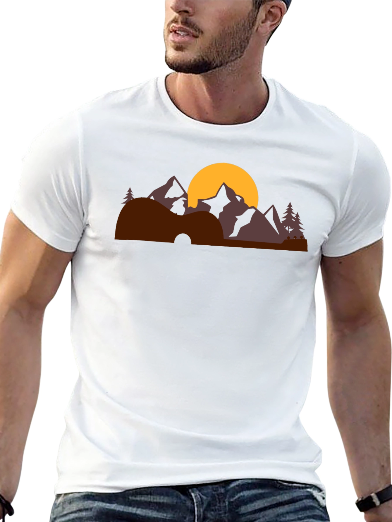 Mountain Graphic T-Shirt - Nature Inspired Design