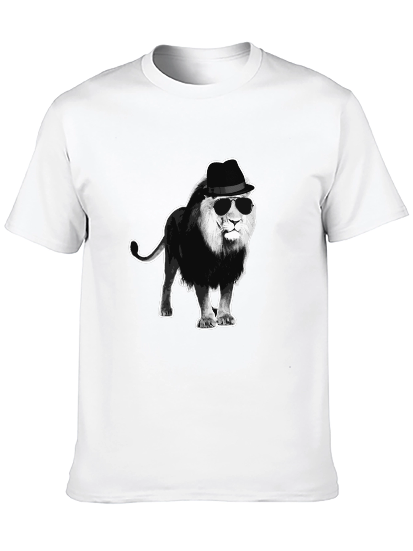 Cool Lion in Hat T-Shirt