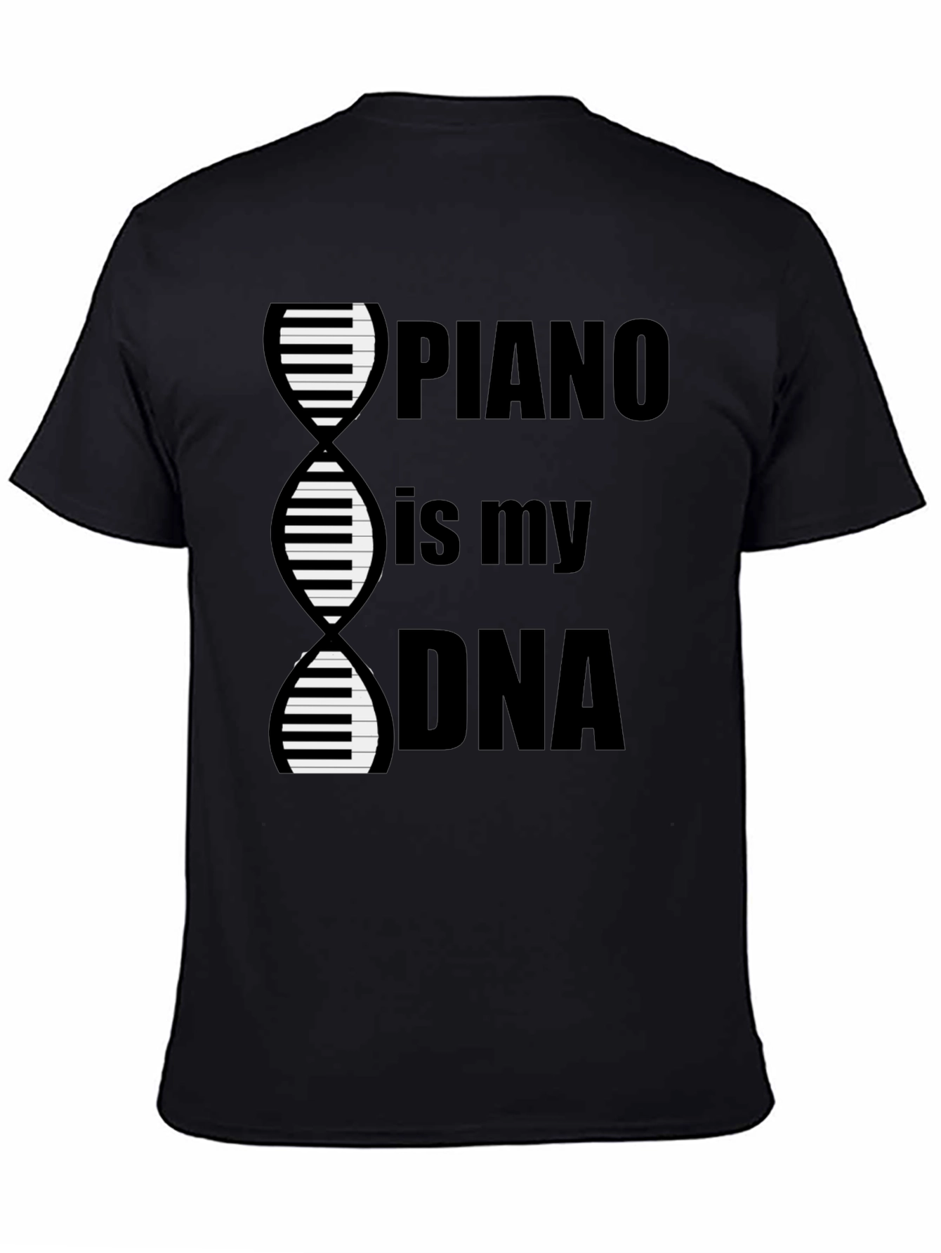 Piano is My DNA Graphic Tee - Musician T-Shirt