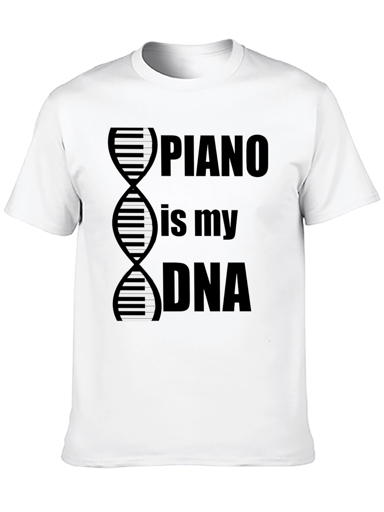 Piano is My DNA Graphic Tee - Musician T-Shirt