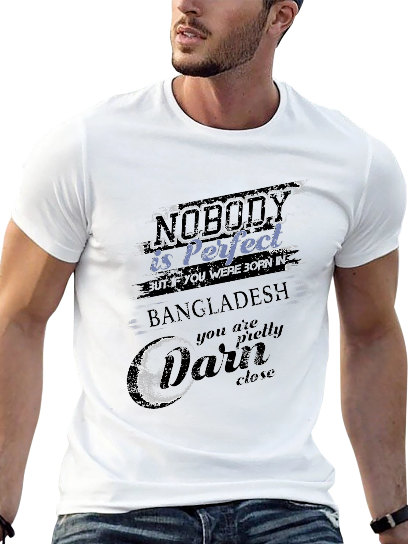 Nobody is Perfect Bangladesh Funny T-Shirt