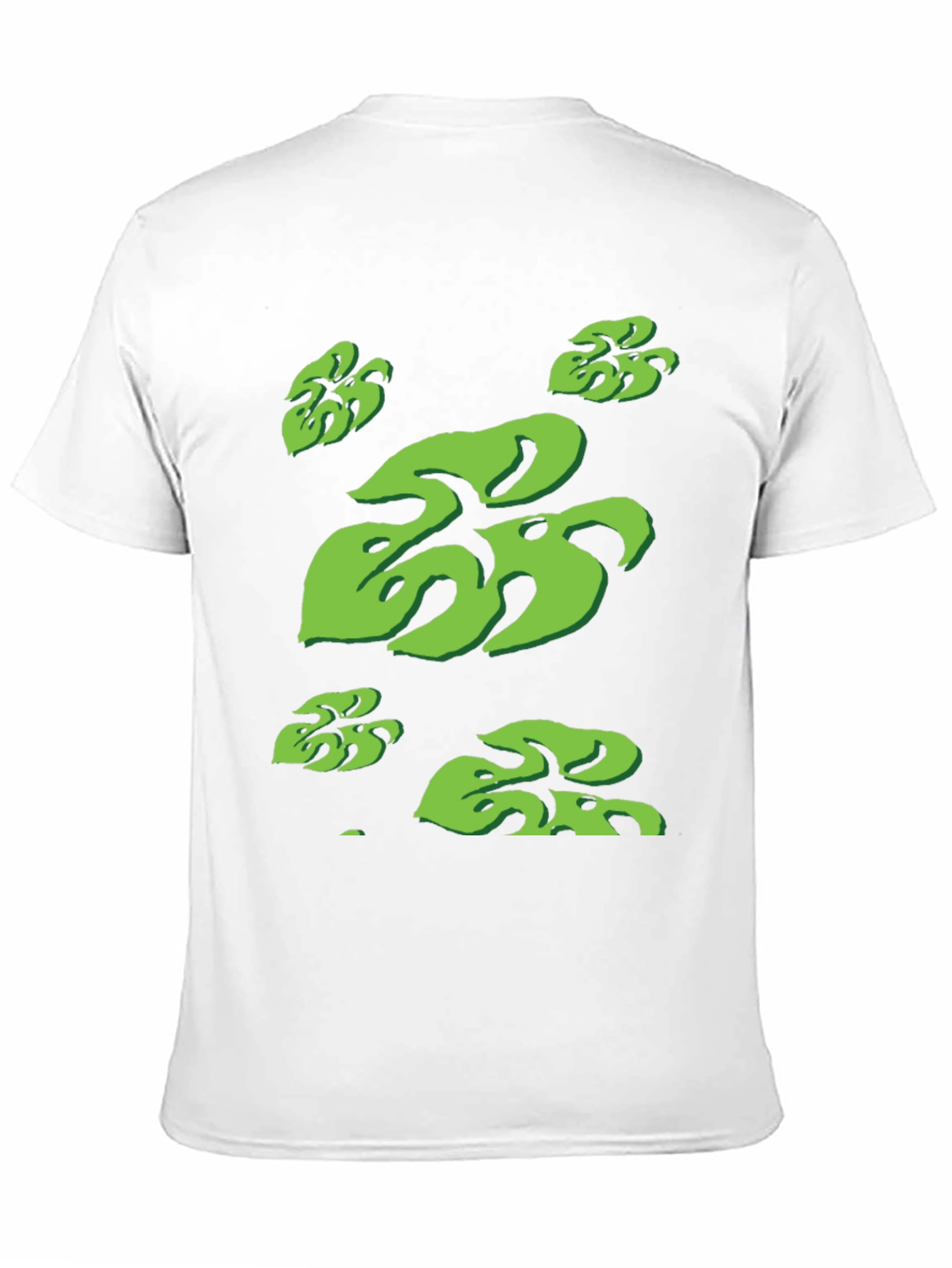 Tropical Monstera Leaf Print Black T-Shirt