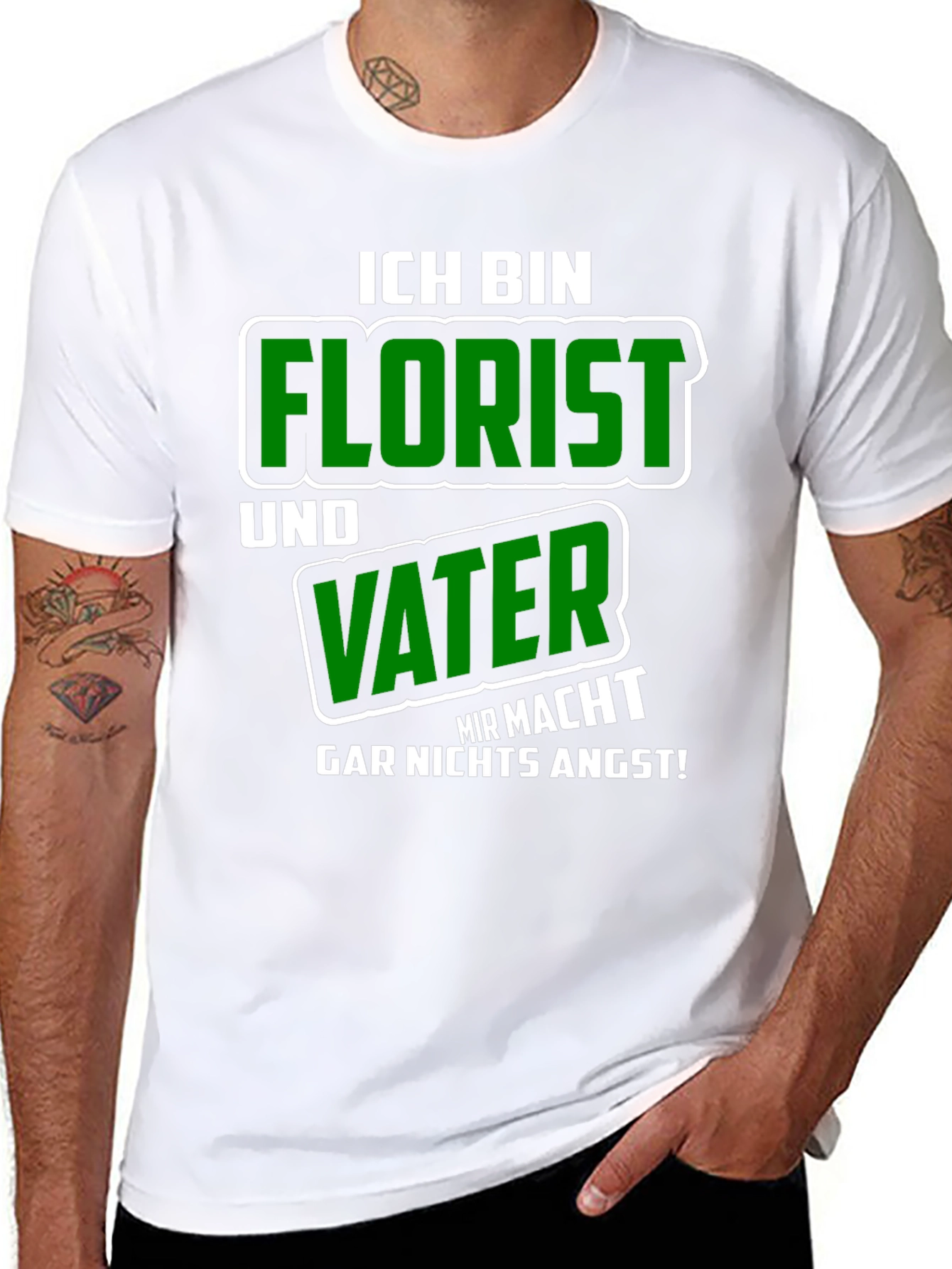 Florist Dad T-Shirt - Fearless Fathers Day Gift