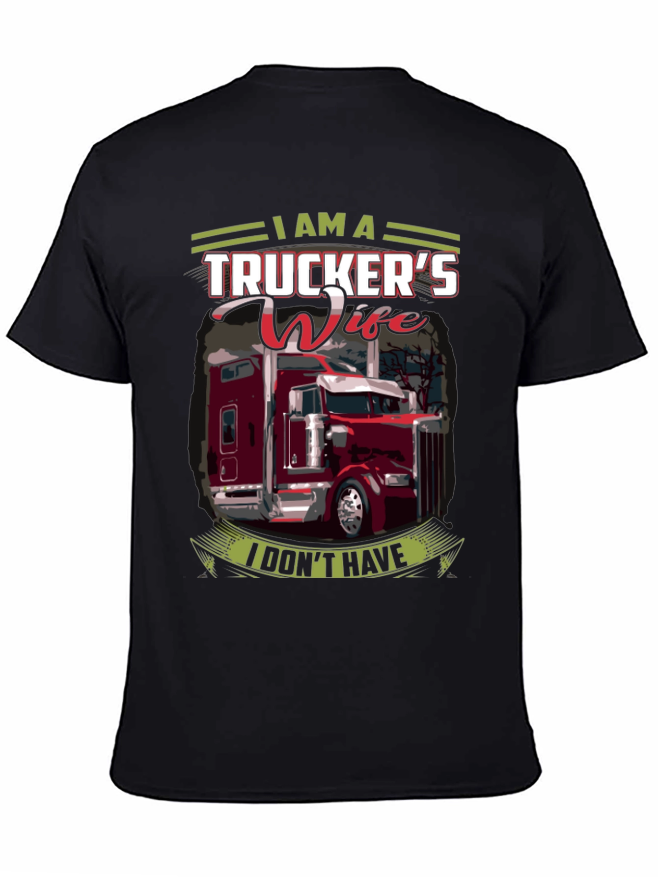 Truckers Wife Graphic T-Shirt