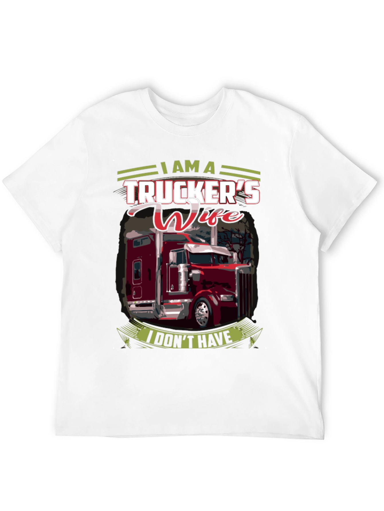 Truckers Wife Graphic T-Shirt