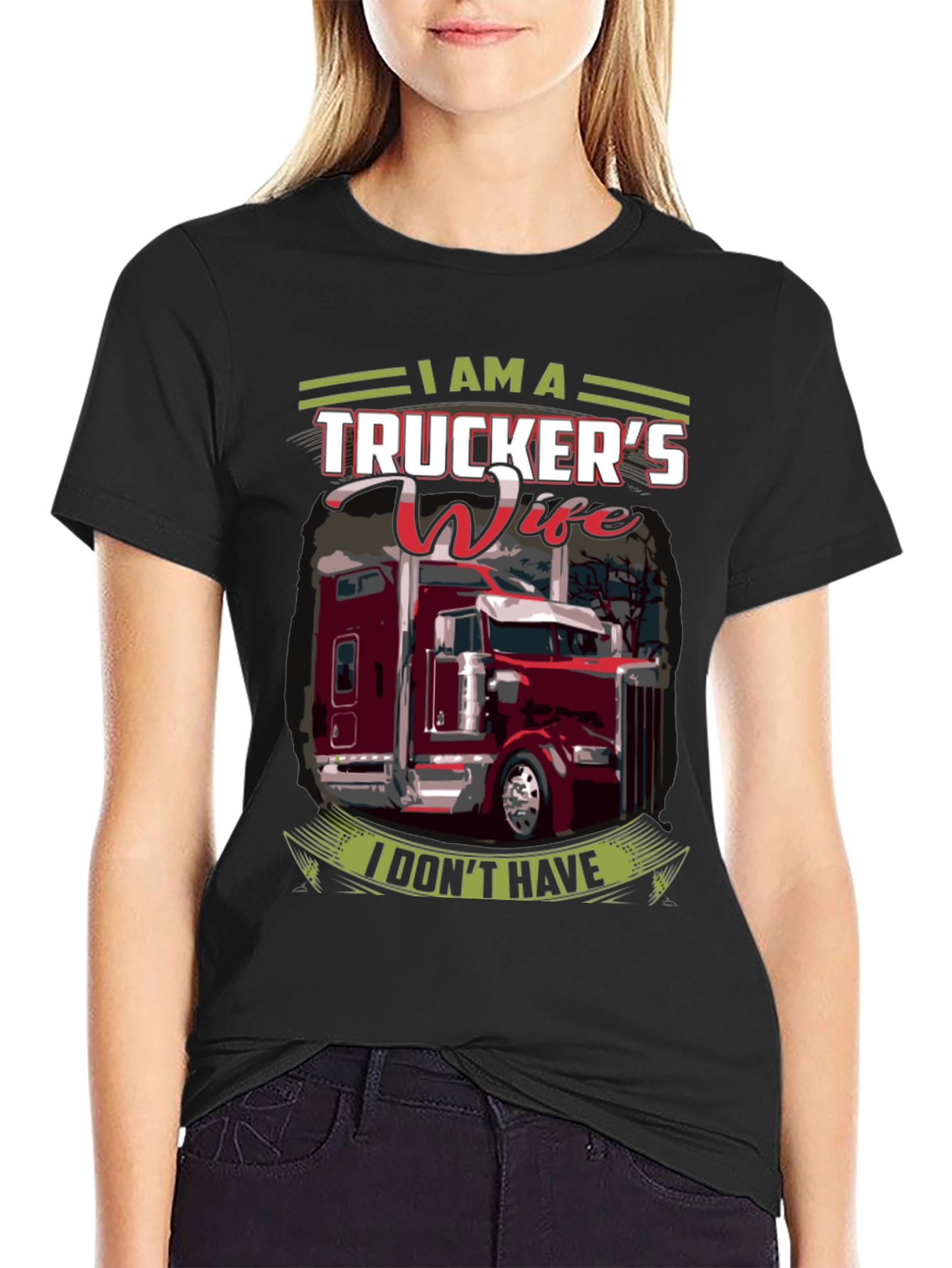 Truckers Wife Graphic T-Shirt