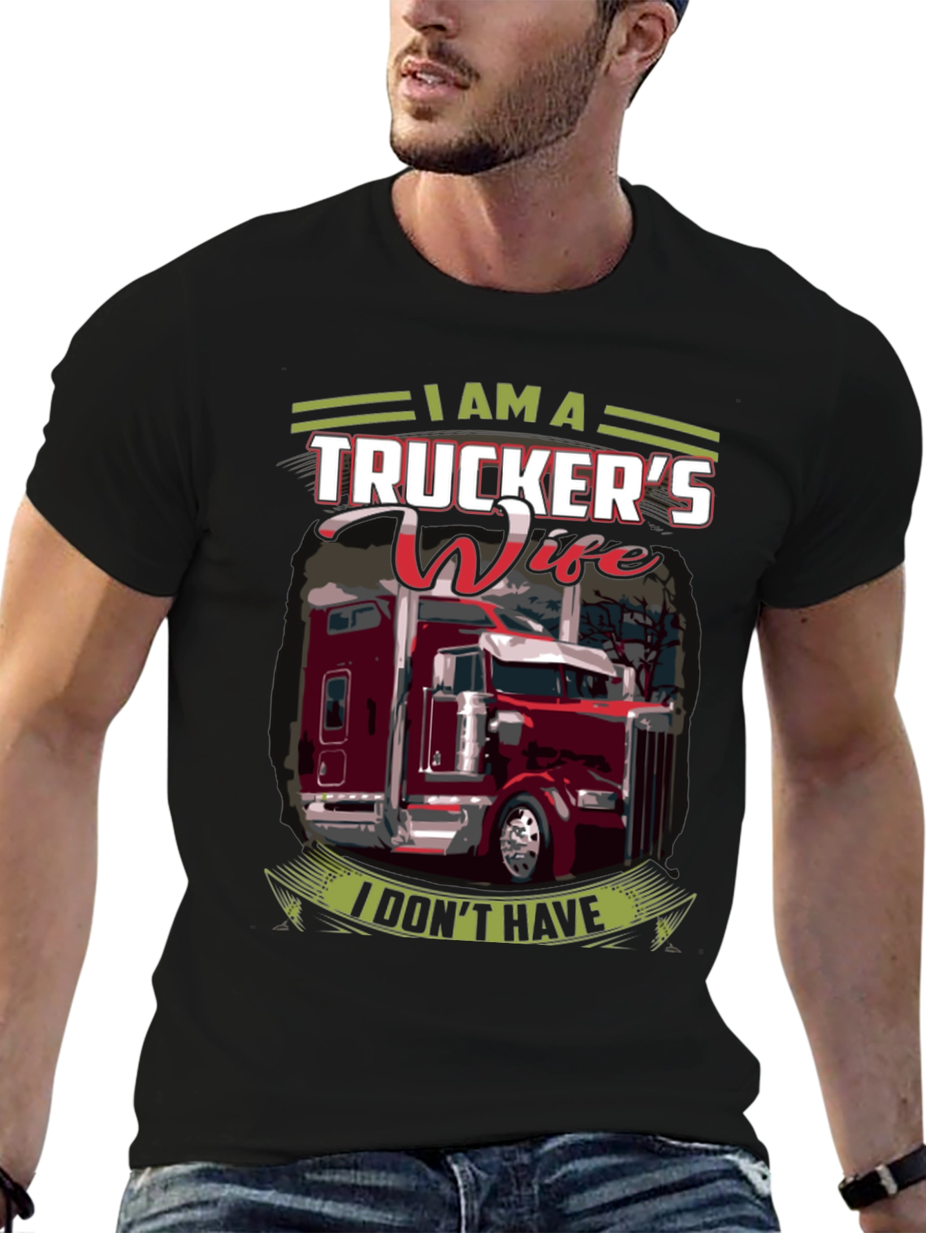 Truckers Wife Graphic T-Shirt