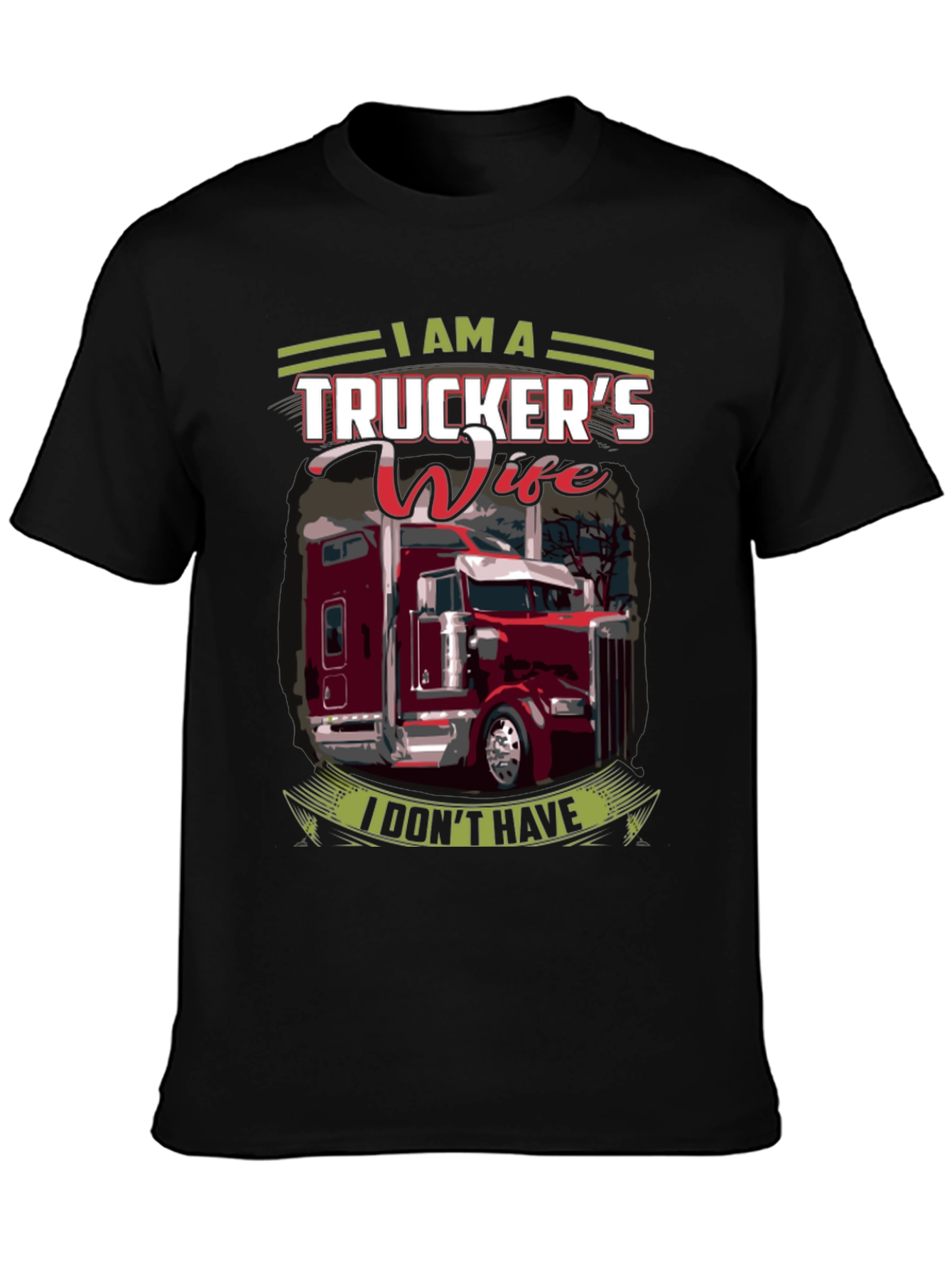 Truckers Wife Graphic T-Shirt
