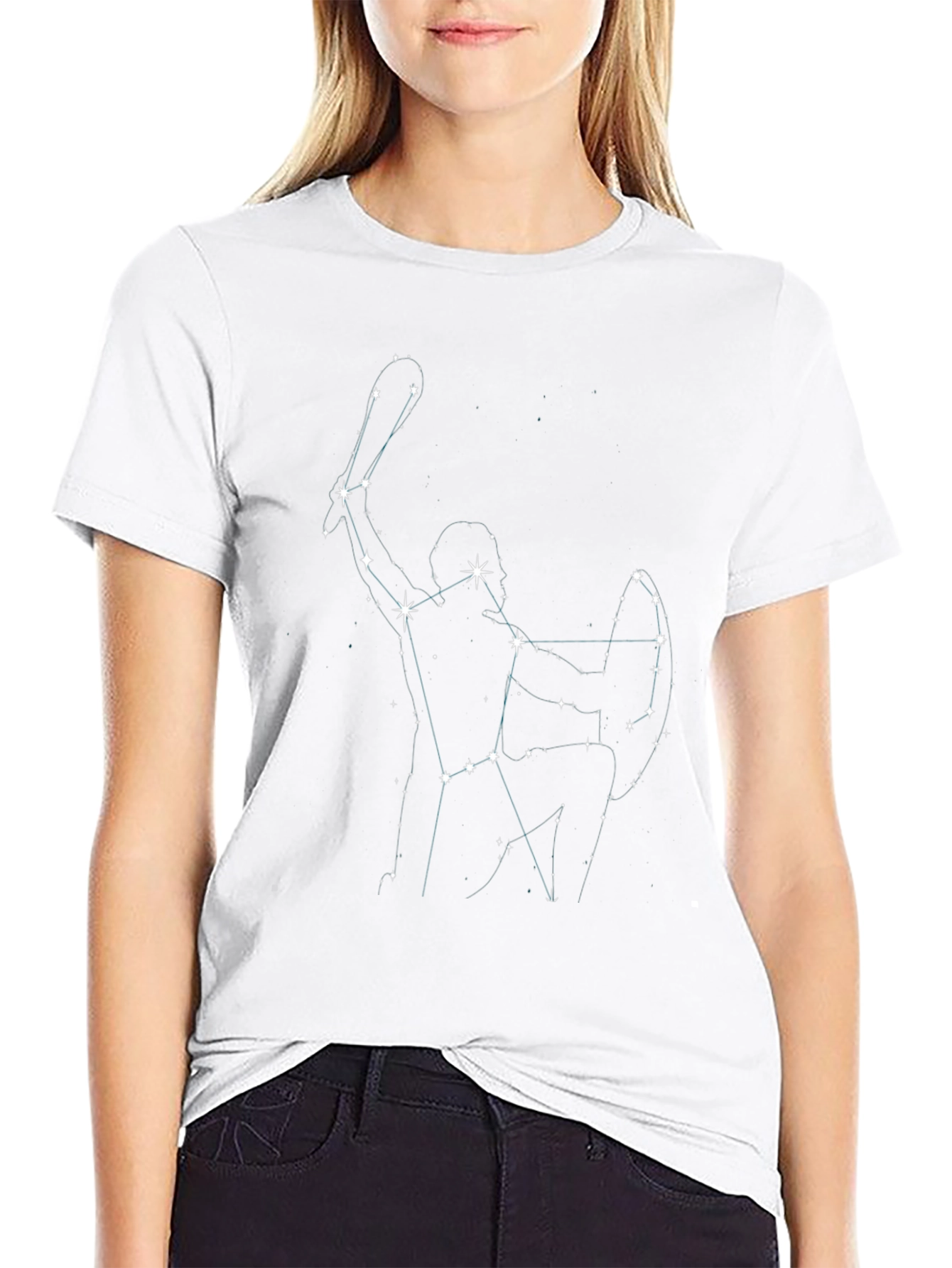 Orion Constellation Graphic Tee - Black