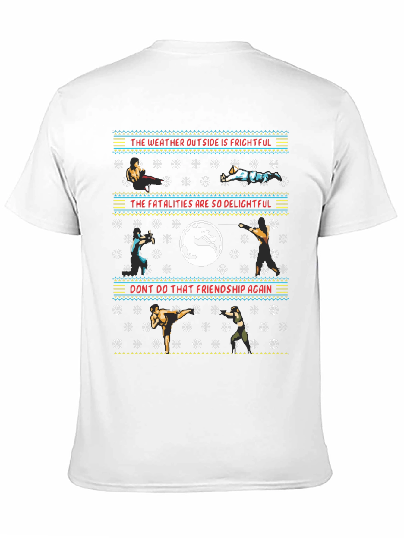 Mortal Kombat Ugly Christmas Sweater T-Shirt