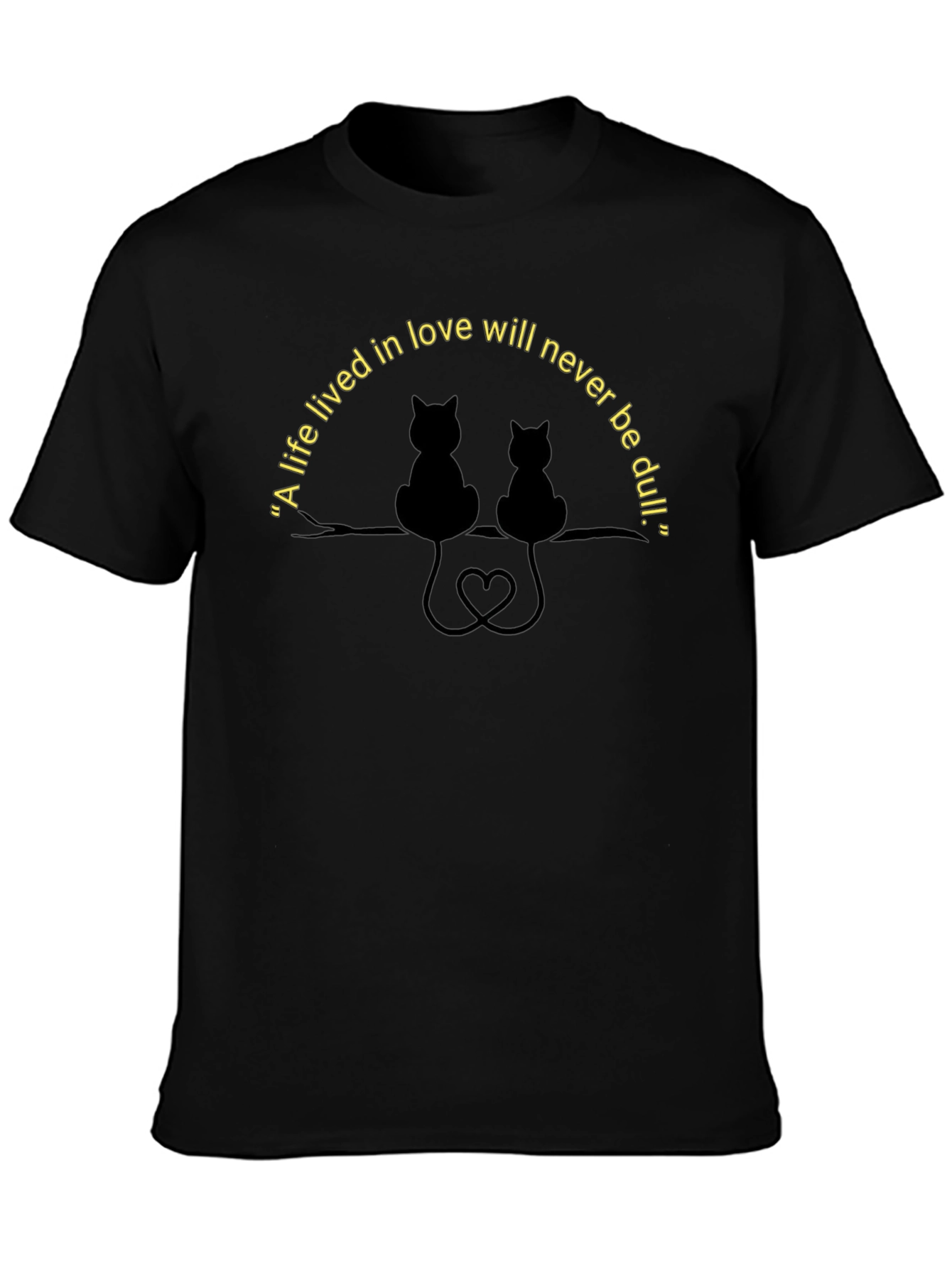 Cats in Love T-Shirt - Romantic Cat Lovers Tee