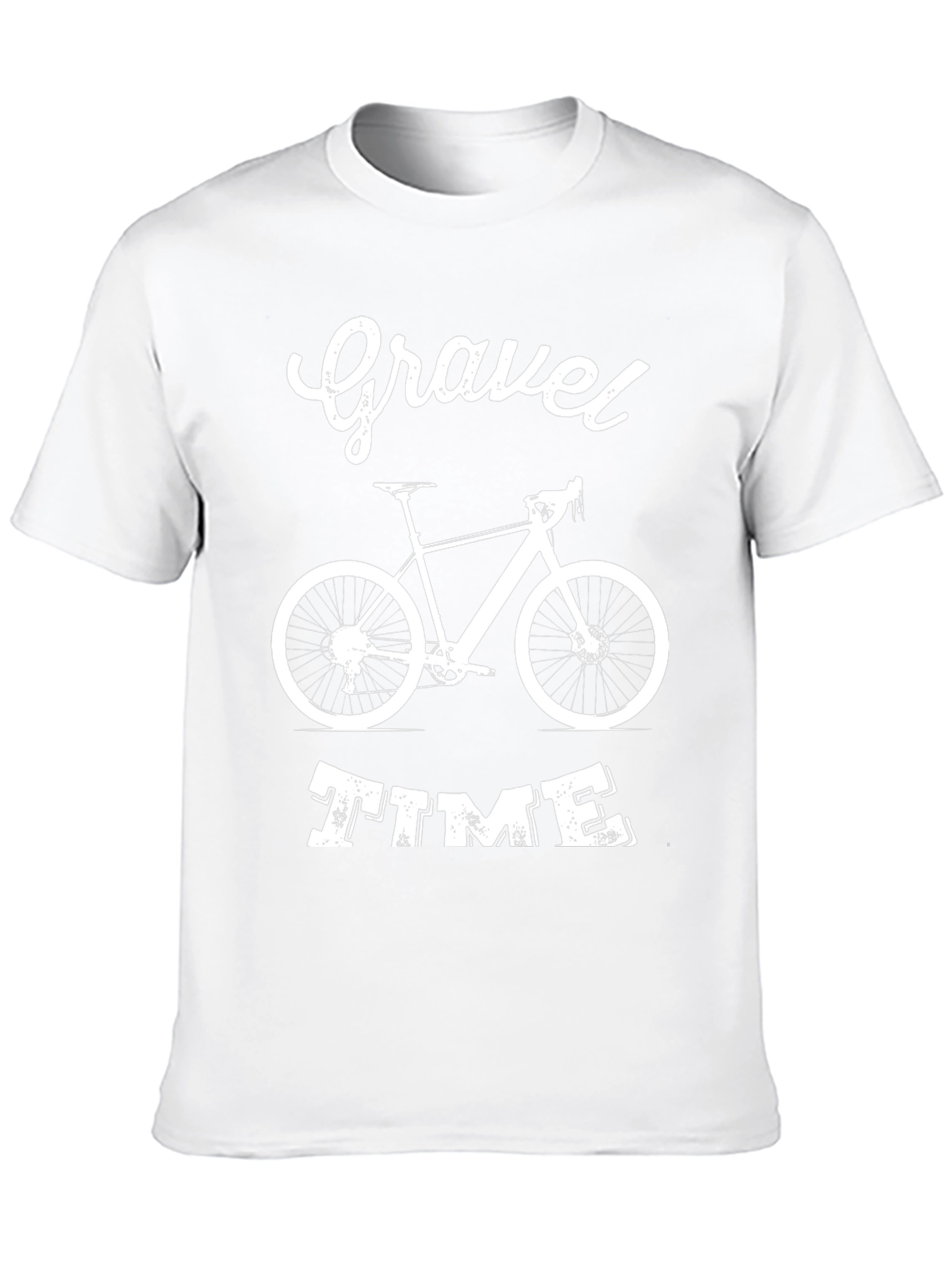 Gravel Time Black Graphic Tee - Cycling Adventure