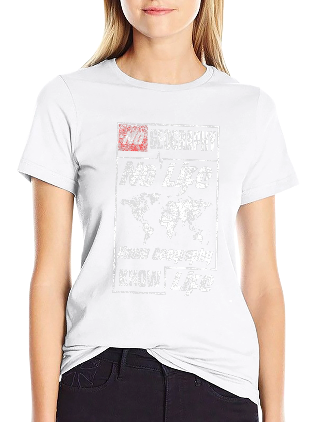Geography No Life Know Geography Know Life T-Shirt