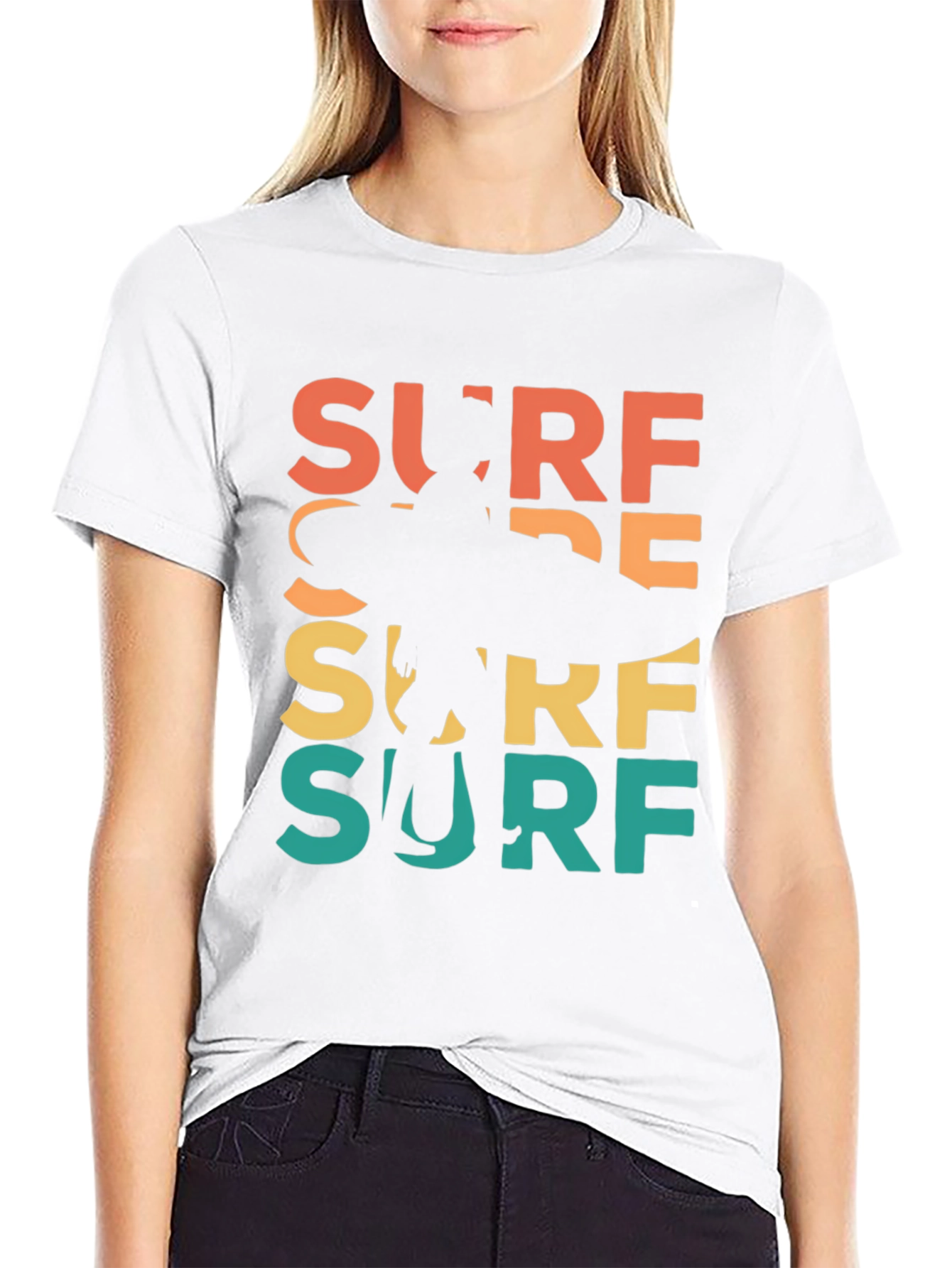 Retro Surf T-Shirt - Surfer Graphic Tee