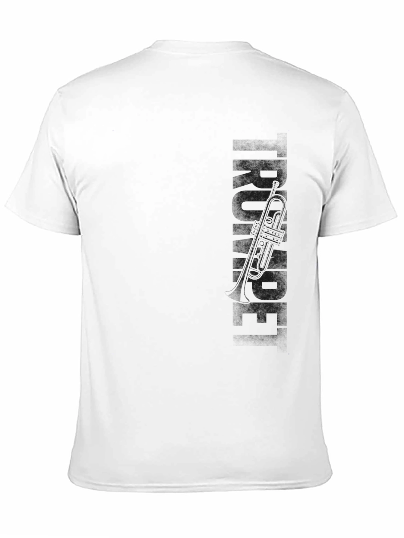 Black Trumpet Graphic Tee - Mens Crew Neck