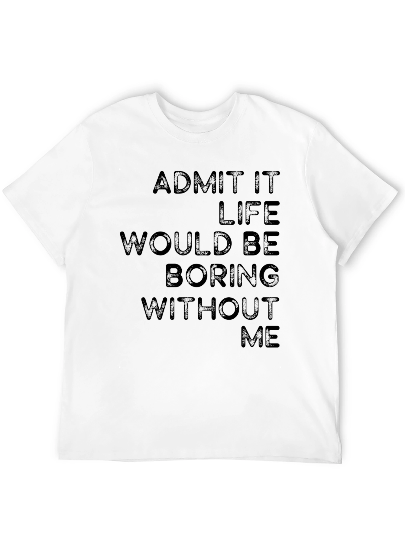 Humorous Graphic Print Mens T-Shirt