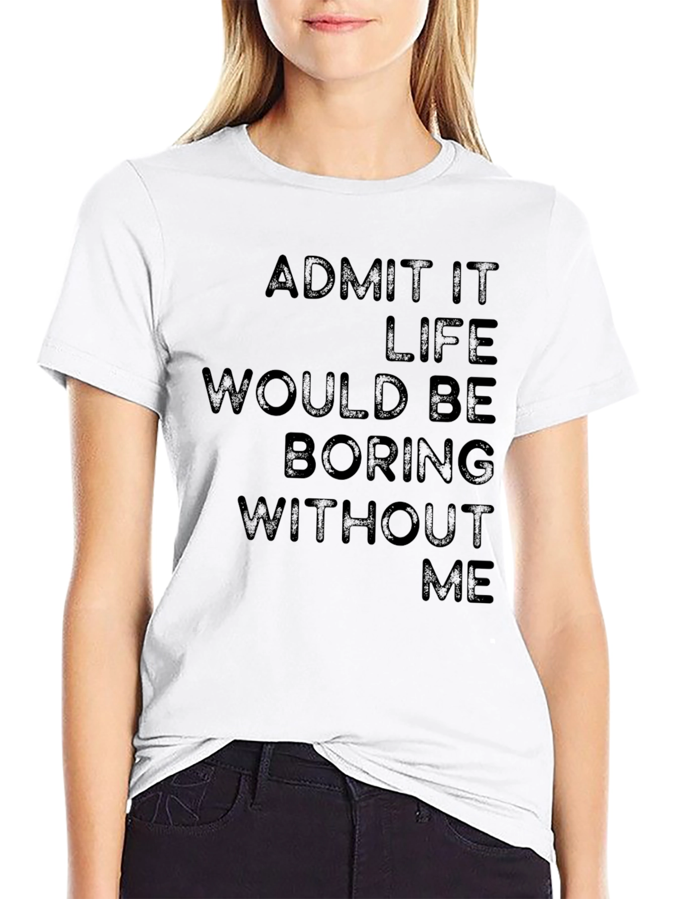 Humorous Graphic Print Mens T-Shirt
