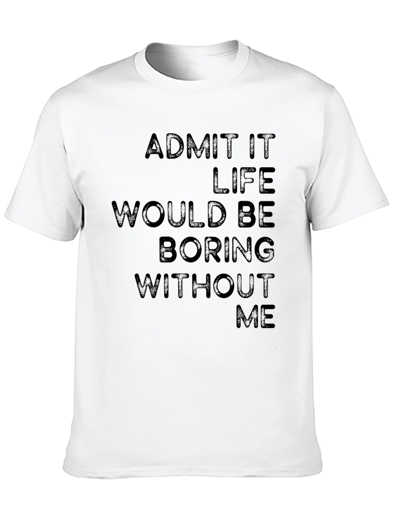 Humorous Graphic Print Mens T-Shirt