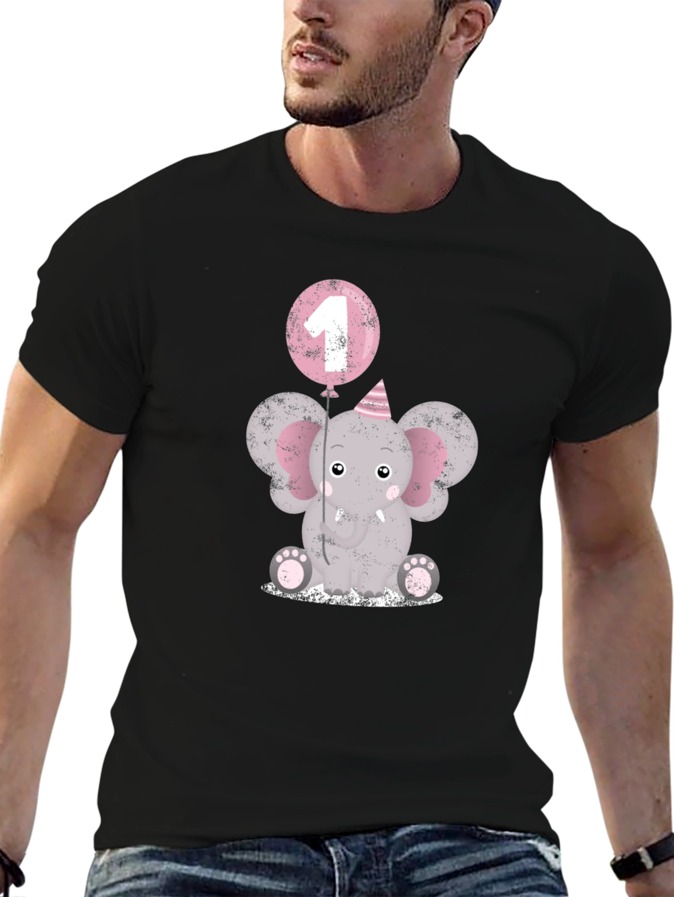 First Birthday Elephant T-Shirt